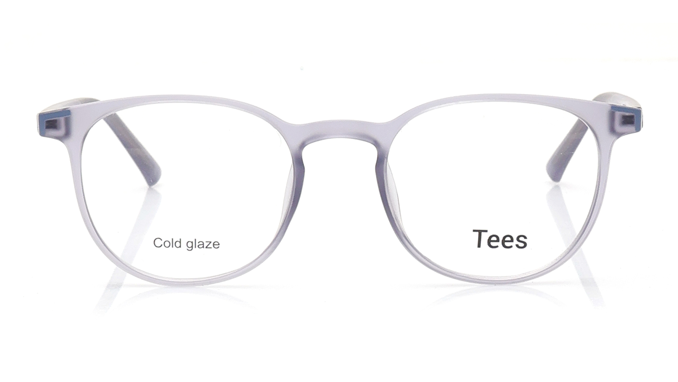 Image 1 of Blue Round Eyeglasses for Men and Women from Tees By Fastrack Available at Titan Eye+