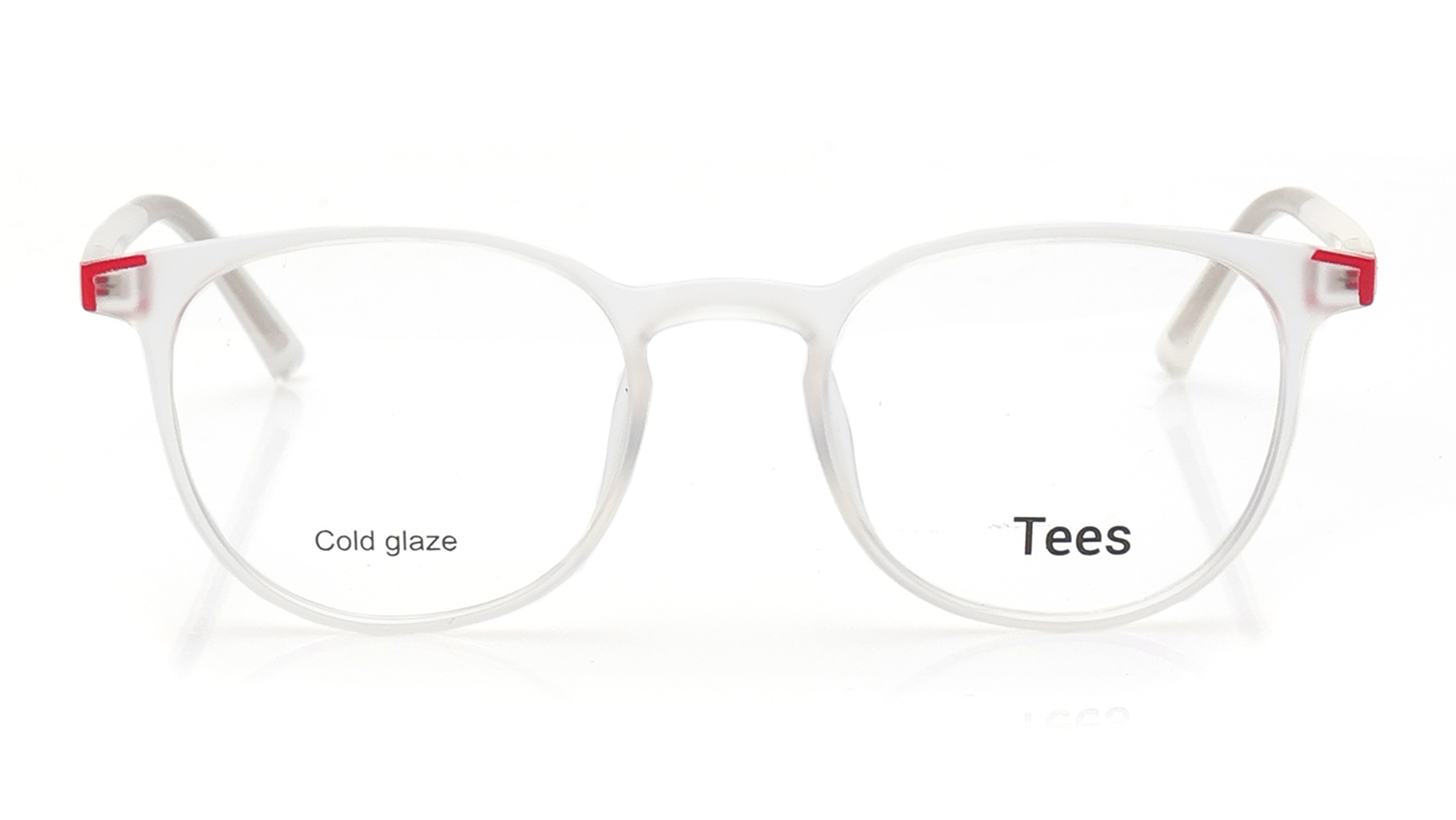 Image 1 of White Round Computer Glasses for Men and Women from Tees By Fastrack Available at Titan Eye+