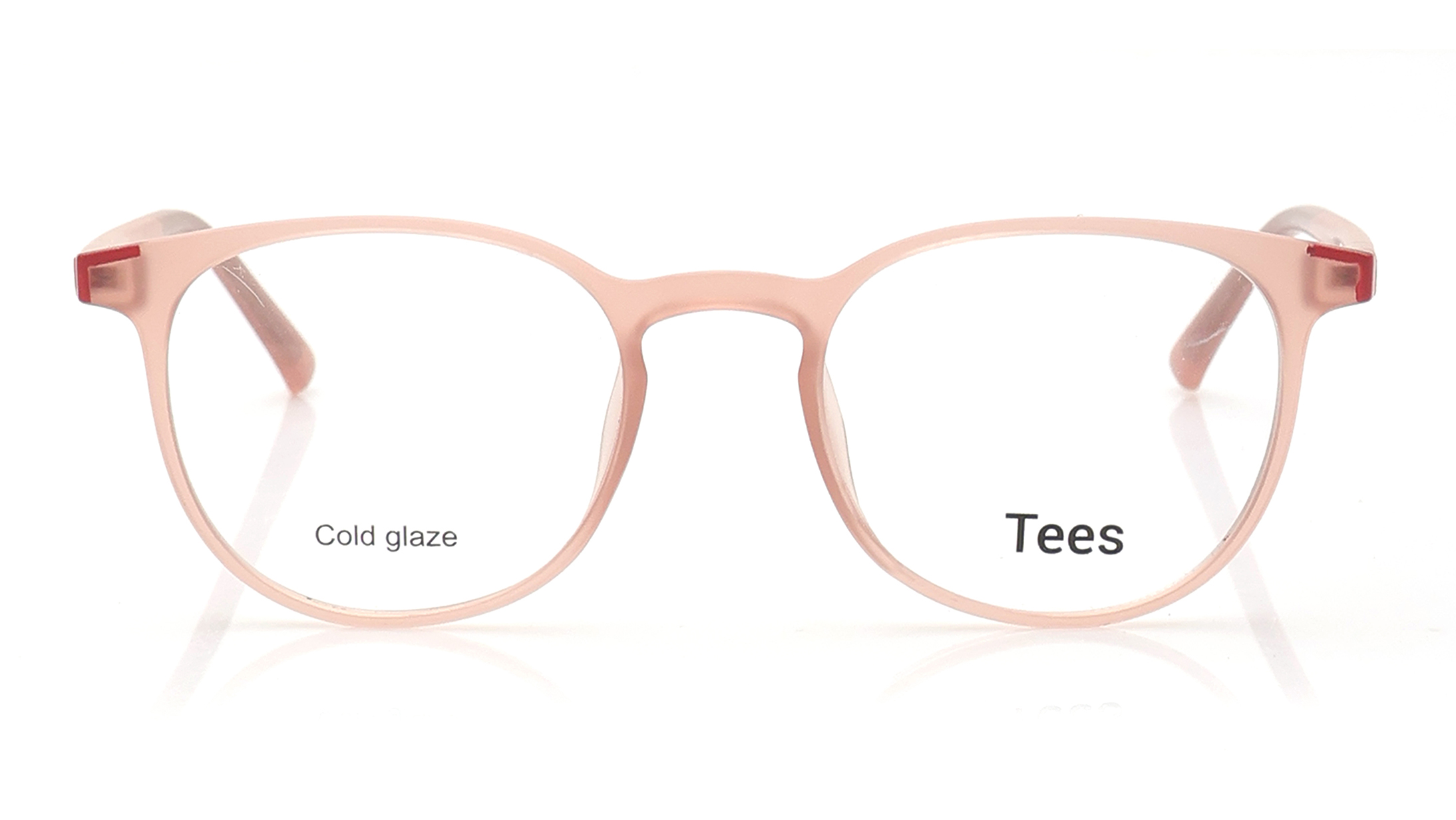 Image 1 of Pink Round Eyeglasses for Men and Women from Tees By Fastrack Available at Titan Eye+
