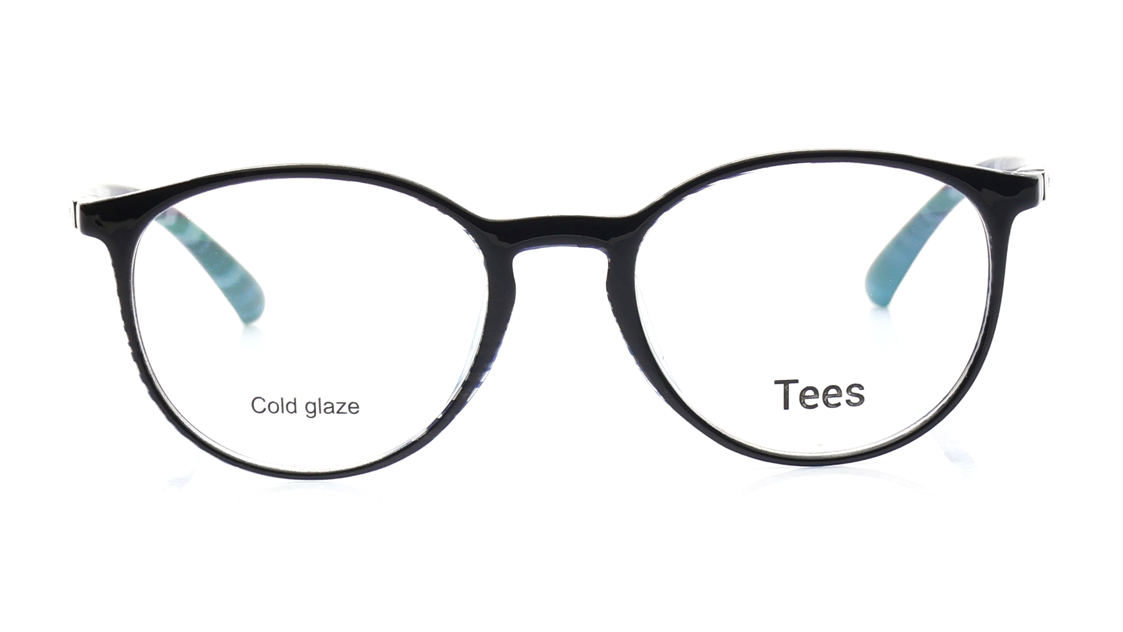 Image 1 of Black Round Computer Glasses for Men and Women from Tees By Fastrack Available at Titan Eye+