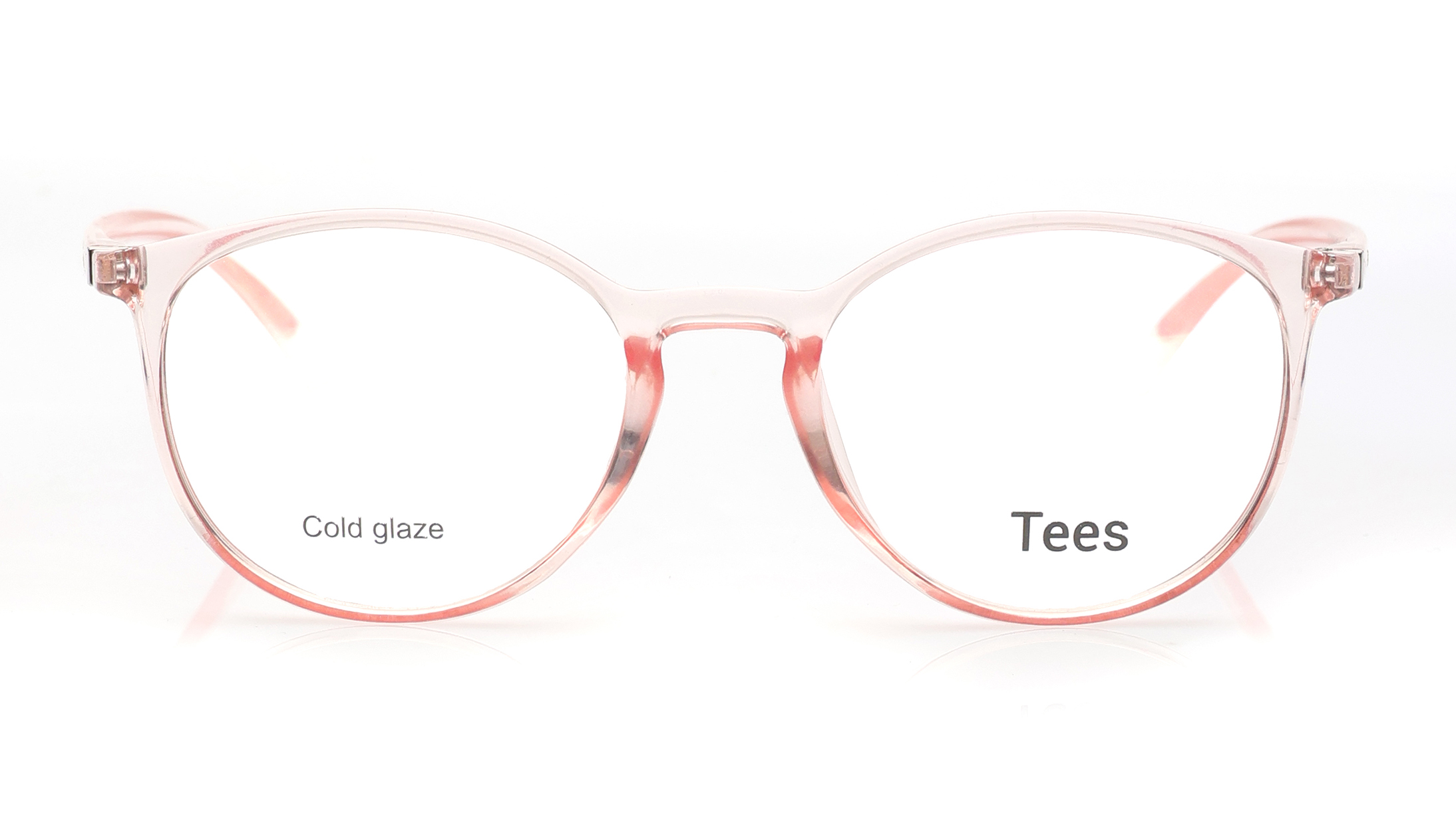 Image 1 of Pink Round Eyeglasses for Men and Women from Tees By Fastrack Available at Titan Eye+