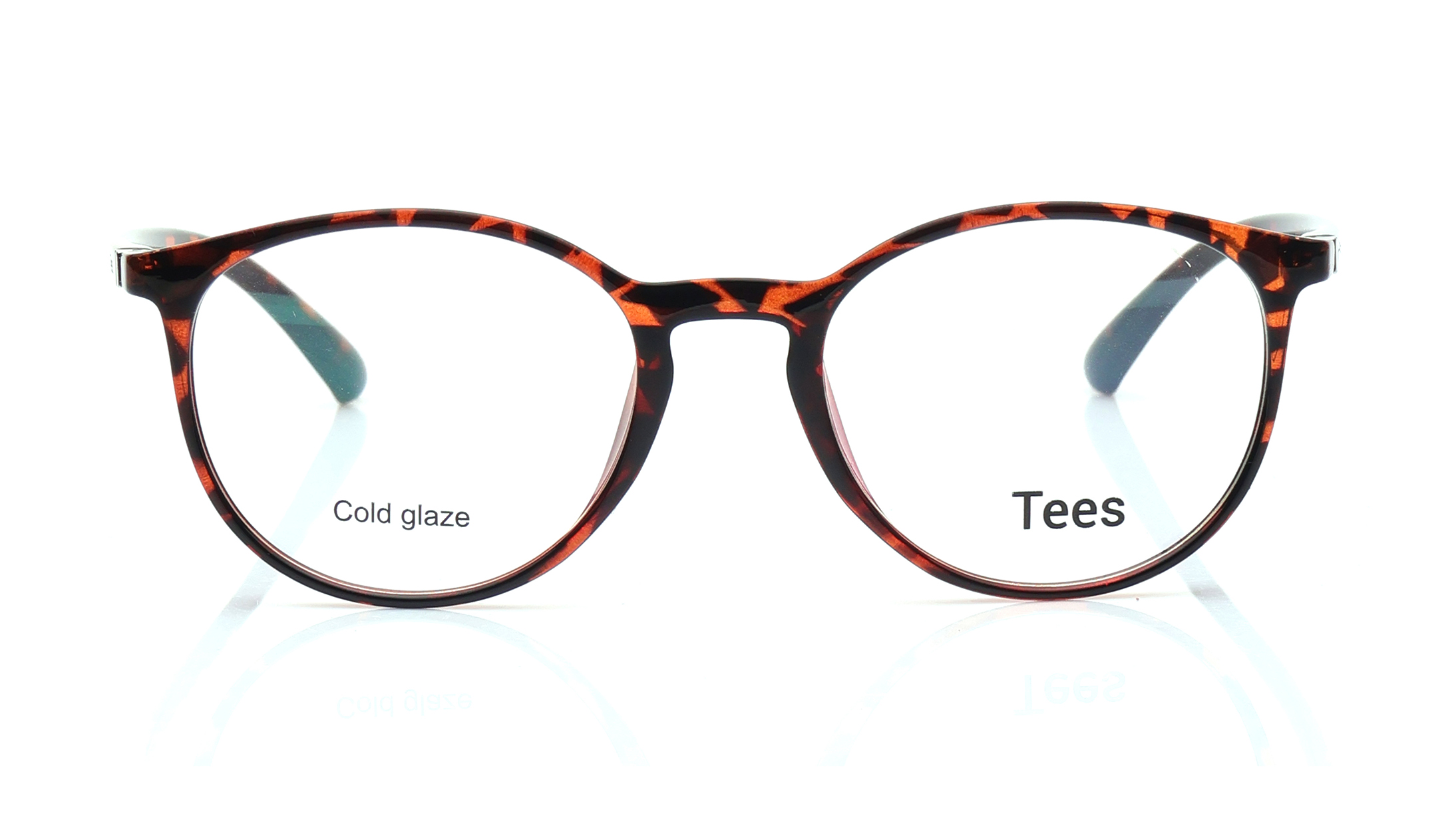 Image 1 of Brown Round Computer Glasses for Men and Women from Tees By Fastrack Available at Titan Eye+