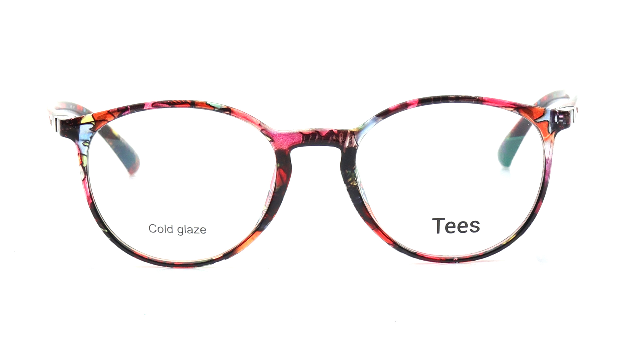 Image 1 of Red Round Eyeglasses for Men and Women from Tees By Fastrack Available at Titan Eye+
