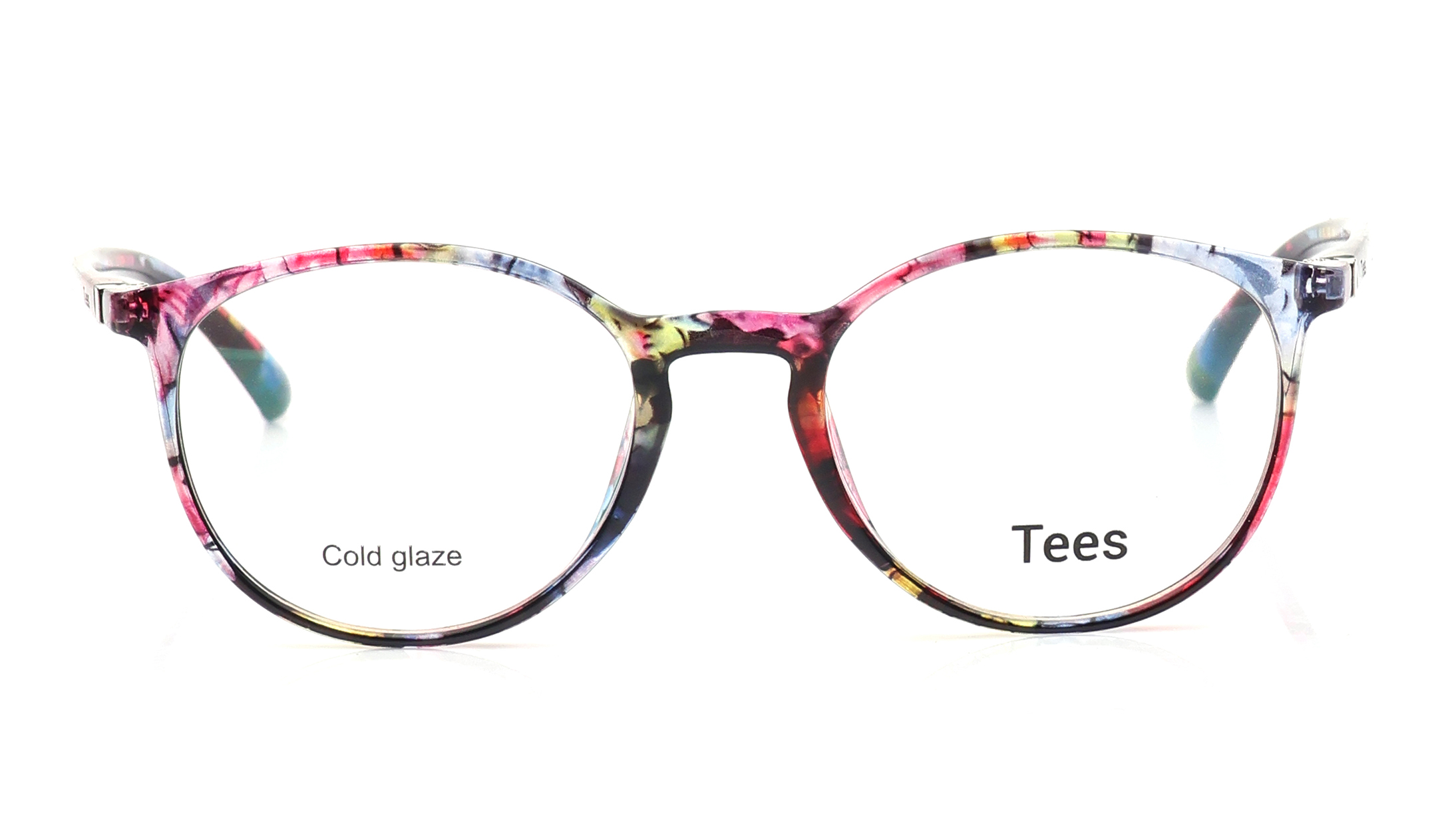 Image 1 of Pink Round Eyeglasses for Men and Women from Tees By Fastrack Available at Titan Eye+