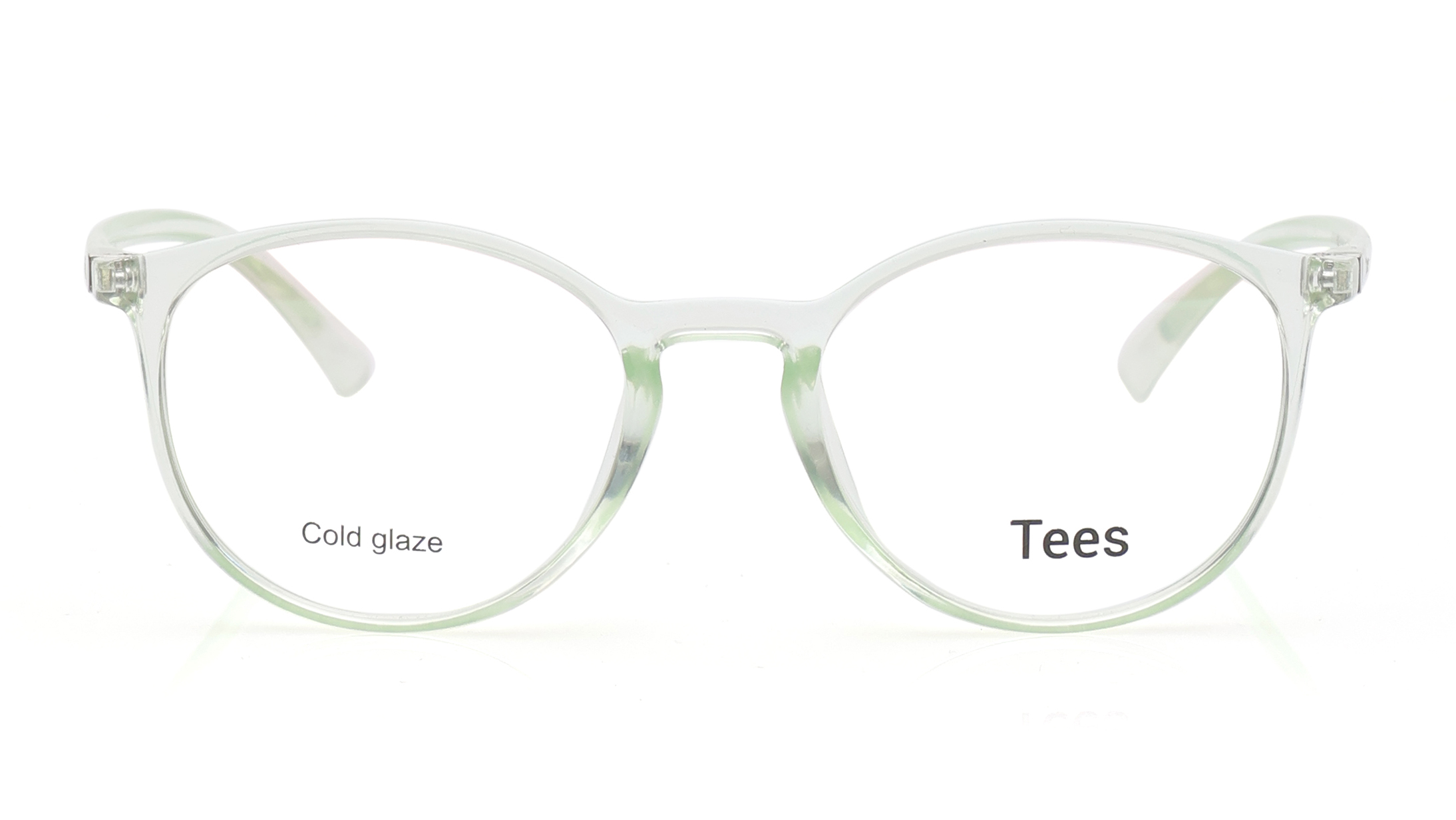 Image 1 of Green Round Computer Glasses for Men and Women from Tees By Fastrack Available at Titan Eye+