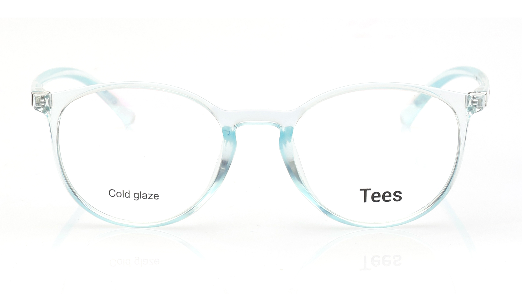 Image 1 of Blue Round Computer Glasses for Men and Women from Tees By Fastrack Available at Titan Eye+