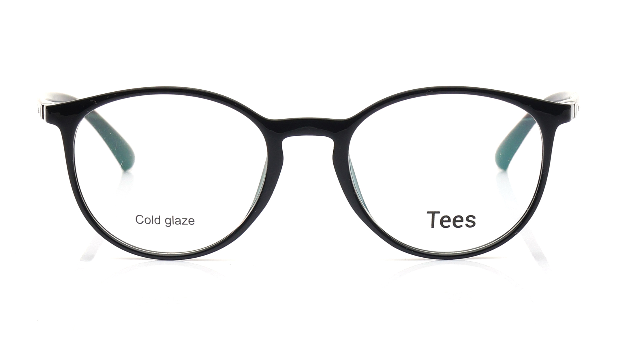 Image 1 of Black Round Computer Glasses for Men and Women from Tees By Fastrack Available at Titan Eye+