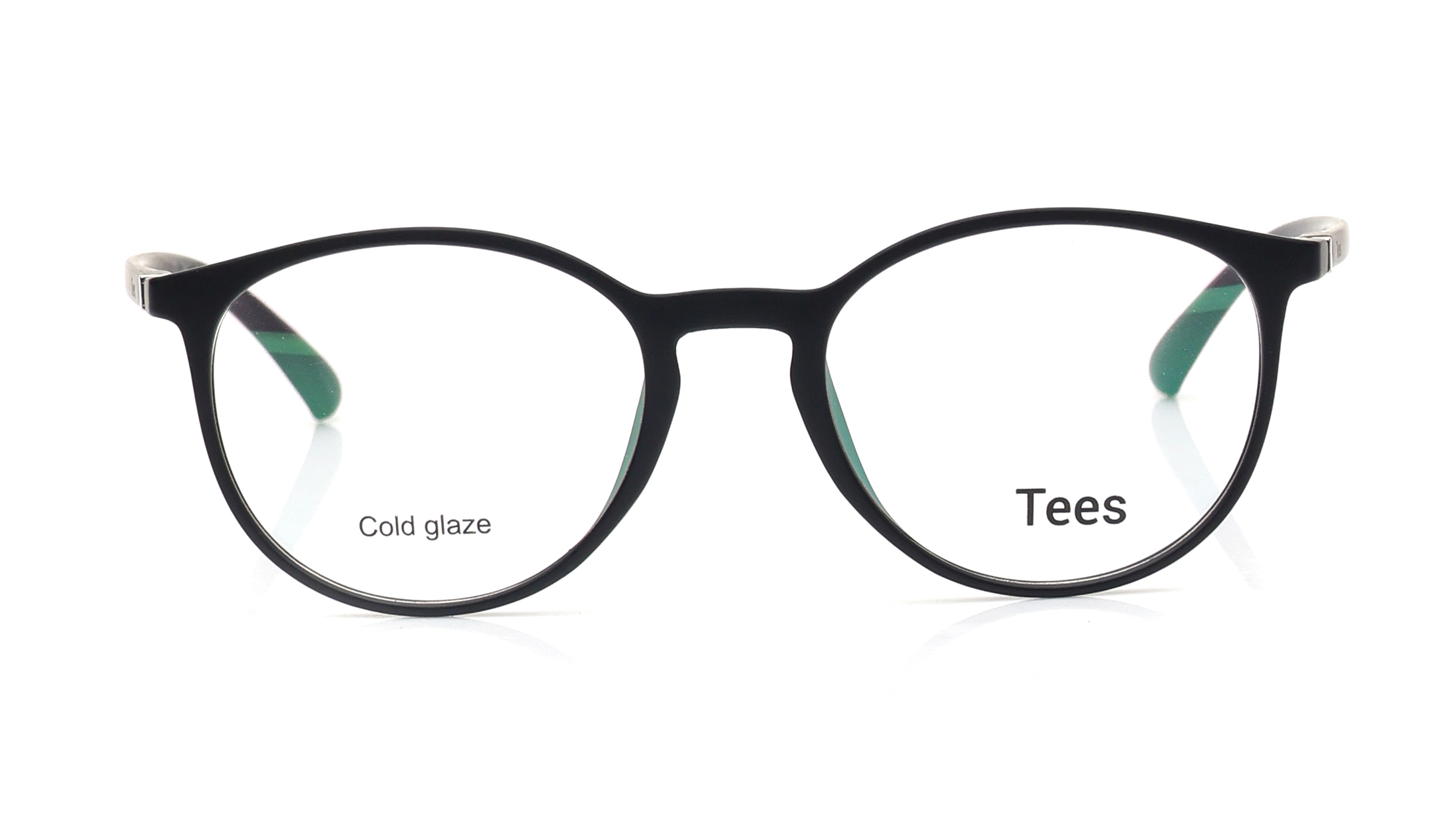 Image 1 of Black Round Computer Glasses for Men and Women from Tees By Fastrack Available at Titan Eye+