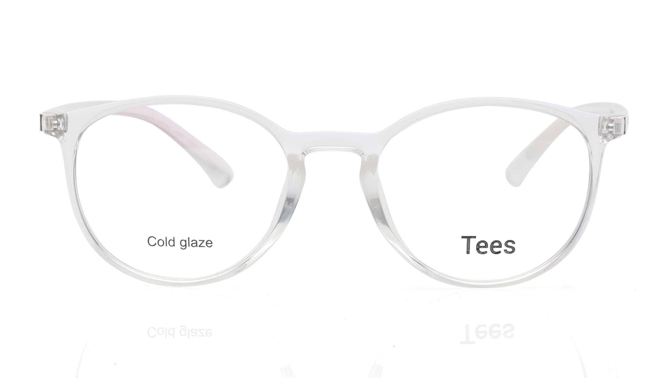 Image 1 of White Round Computer Glasses for Men and Women from Tees By Fastrack Available at Titan Eye+