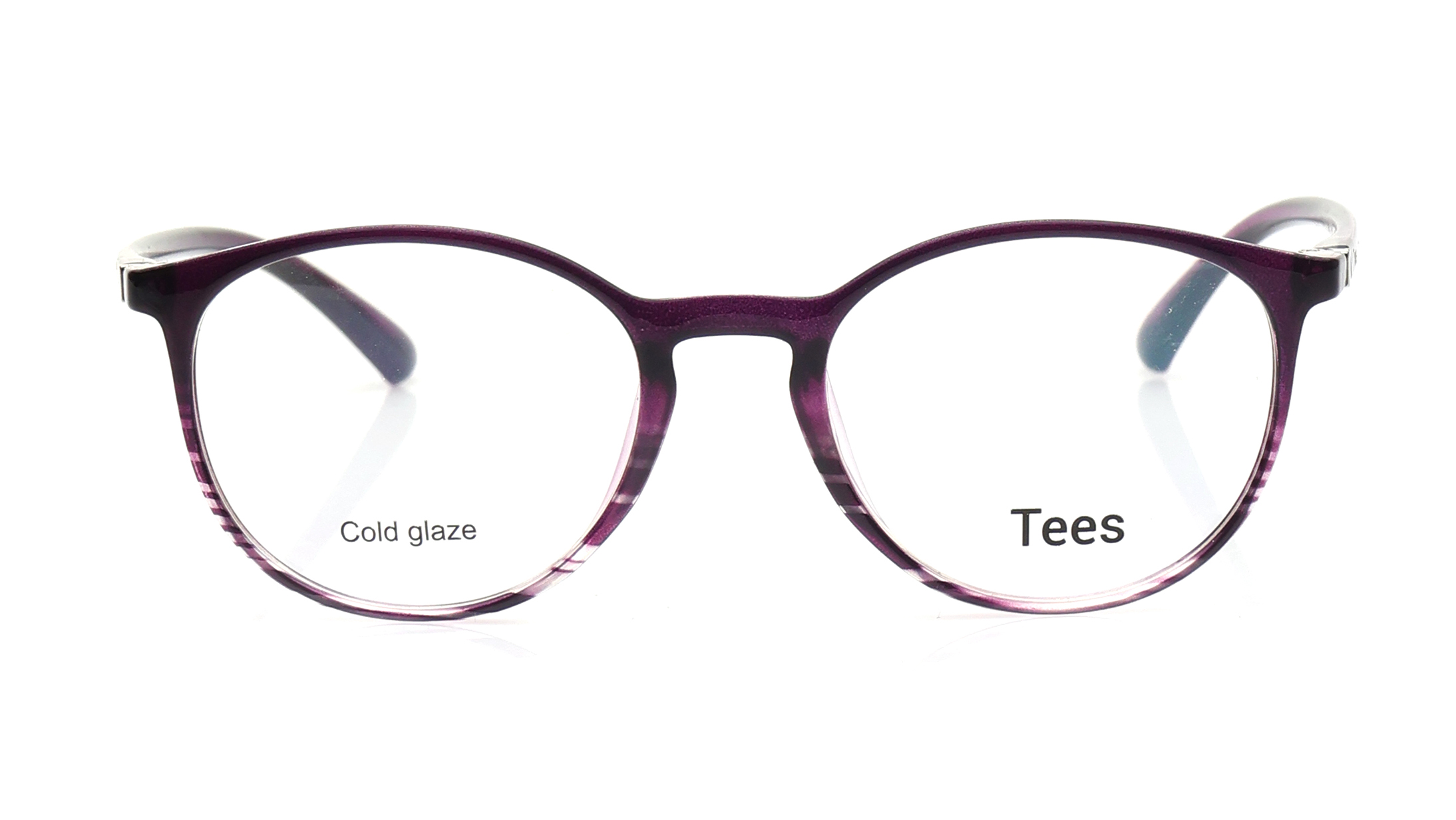 Image 1 of Purple Round Computer Glasses for Men and Women from Tees By Fastrack Available at Titan Eye+