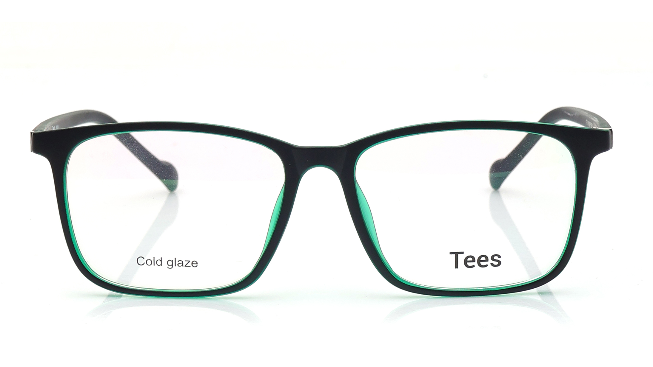 Image 1 of Black Wayfarer Eyeglasses for Men and Women from Tees By Fastrack Available at Titan Eye+