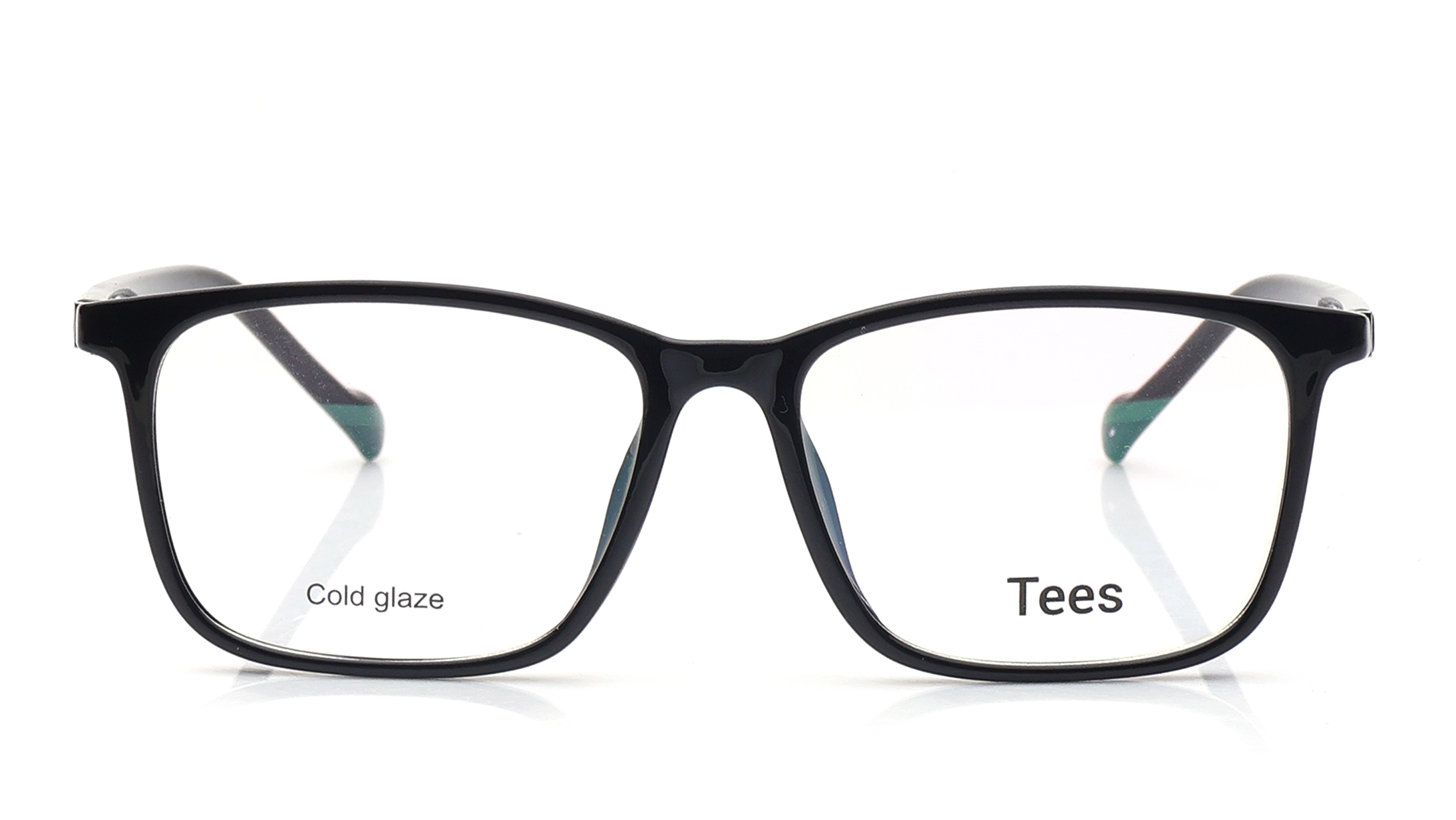 Image 1 of Black Wayfarer Eyeglasses for Men and Women from Tees By Fastrack Available at Titan Eye+