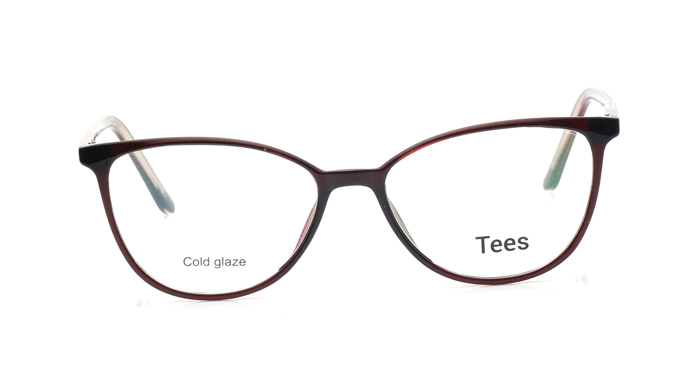 Image 1 of Maroon CatEye Eyeglasses for Women from Tees By Fastrack Available at Titan Eye+
