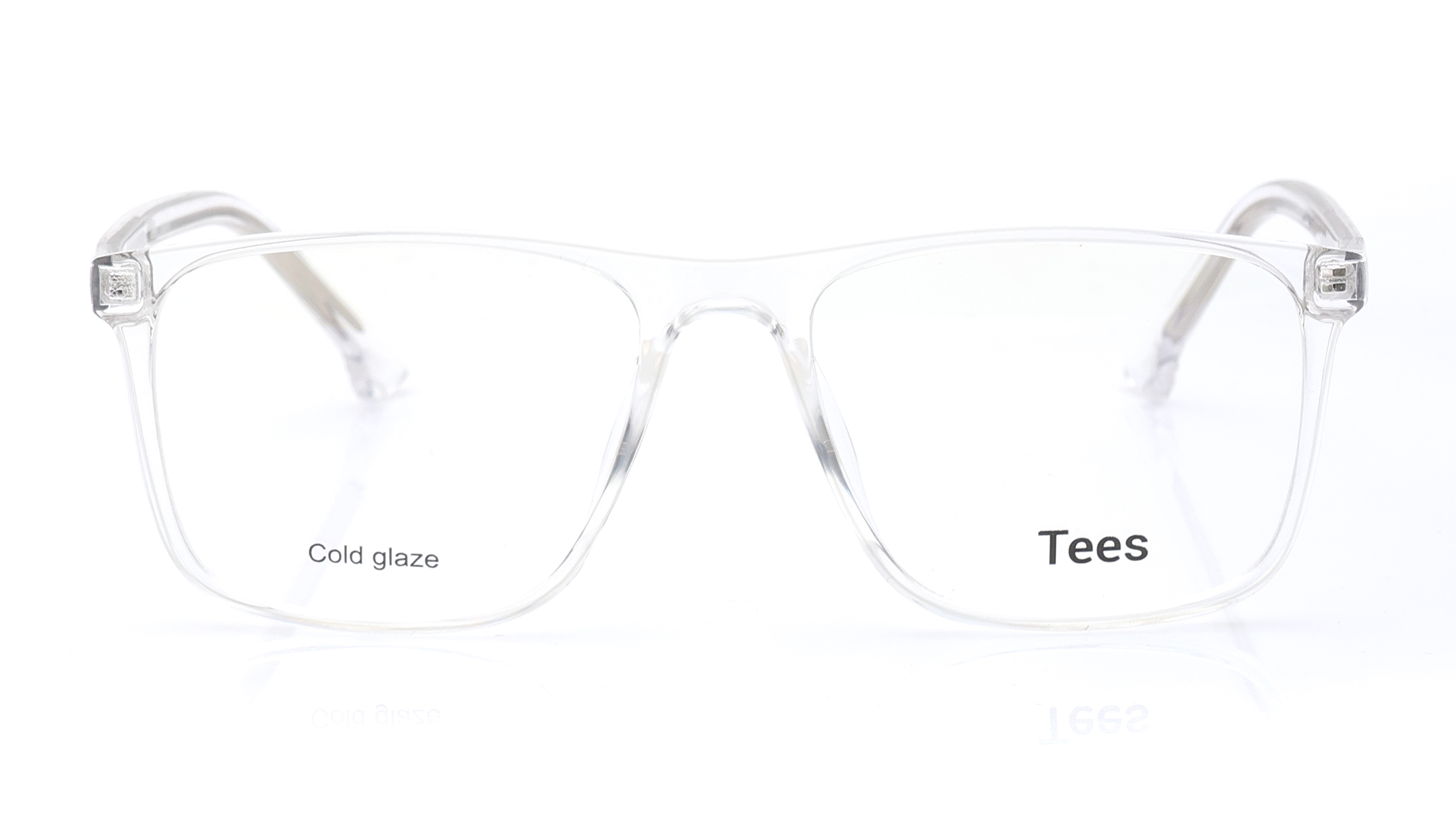 Image 1 of White Wayfarer Eyeglasses for Men and Women from Tees By Fastrack Available at Titan Eye+