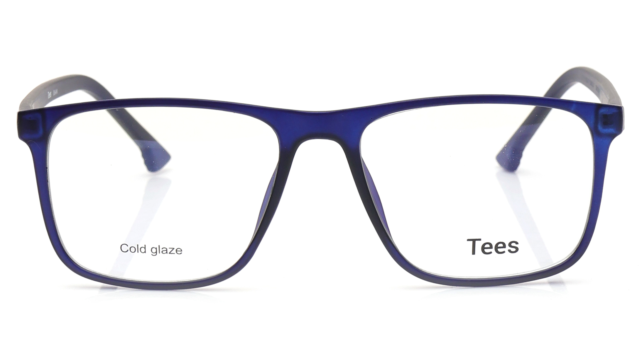 Image 1 of Blue Wayfarer Computer Glasses for Men and Women from Tees By Fastrack Available at Titan Eye+