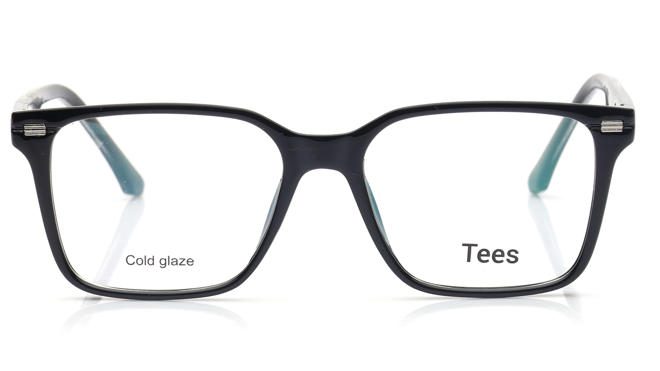 Image 1 of Black Wayfarer Computer Glasses for Men and Women from Tees By Fastrack Available at Titan Eye+