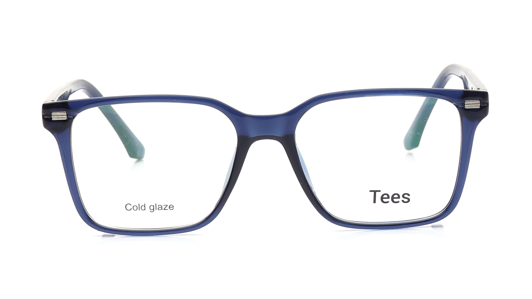Image 1 of Blue Wayfarer Computer Glasses for Men and Women from Tees By Fastrack Available at Titan Eye+