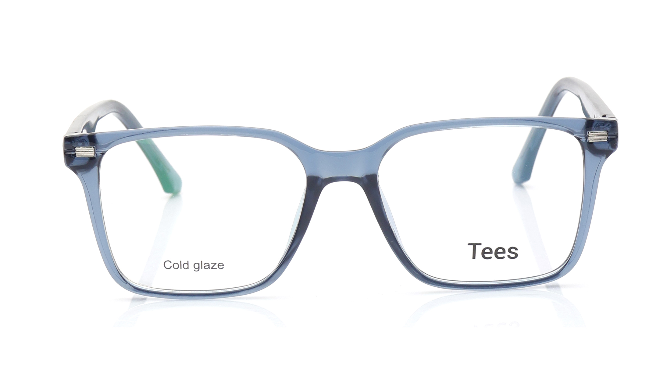Image 1 of Blue Wayfarer Computer Glasses for Men and Women from Tees By Fastrack Available at Titan Eye+