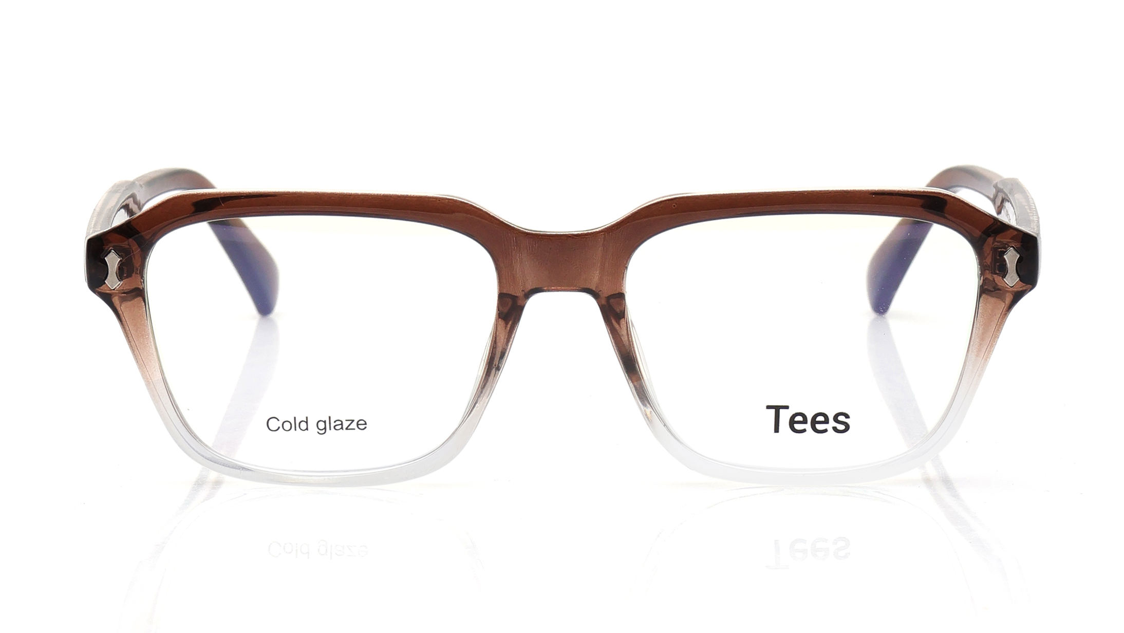 Image 1 of Brown Wayfarer Computer Glasses for Men and Women from Tees By Fastrack Available at Titan Eye+