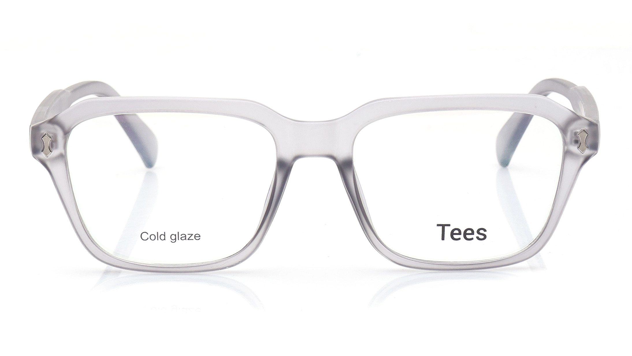 Image 1 of Grey Wayfarer Computer Glasses for Men and Women from Tees By Fastrack Available at Titan Eye+