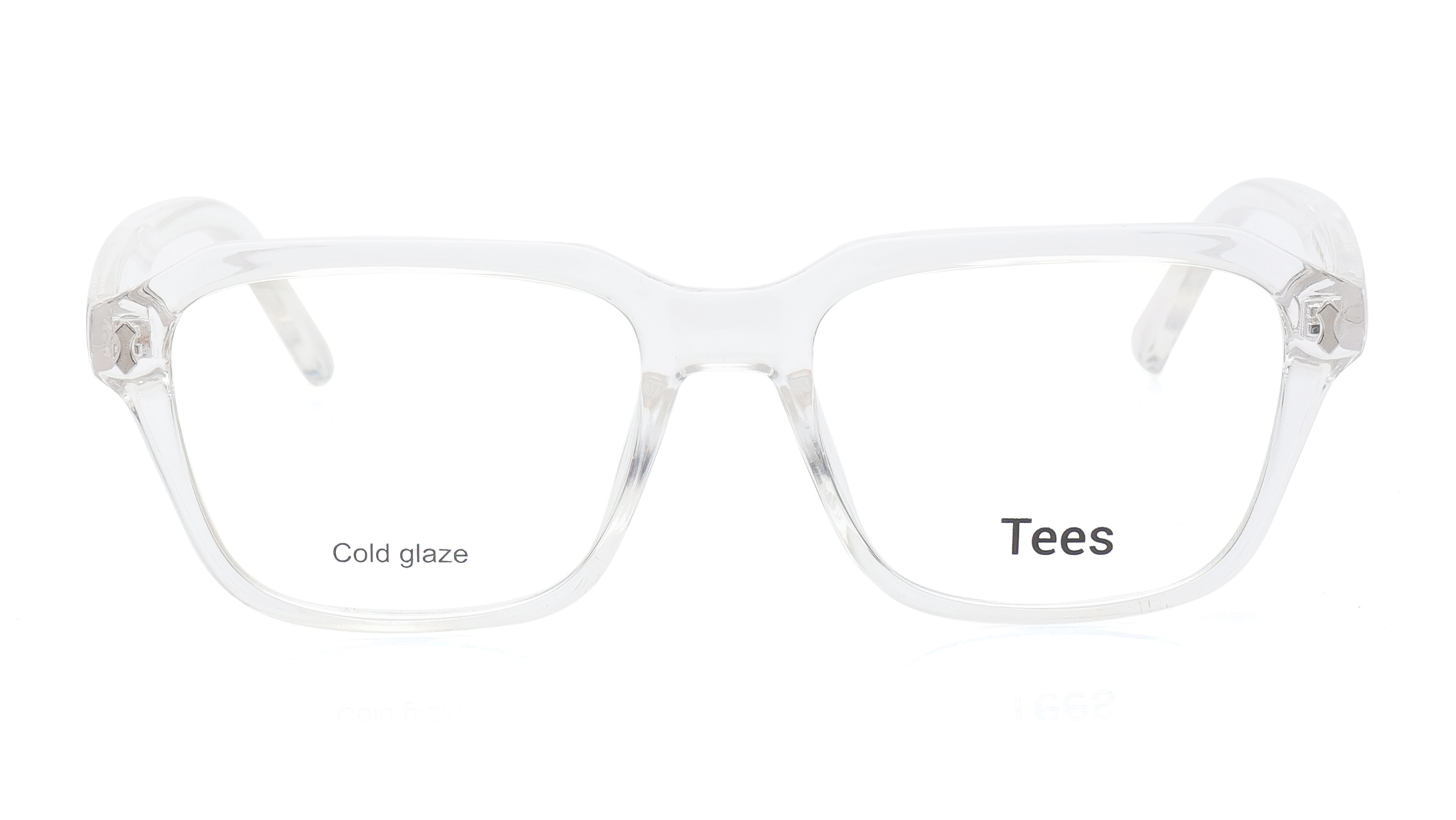 Image 1 of Transparent Wayfarer Computer Glasses for Men and Women from Tees By Fastrack Available at Titan Eye+