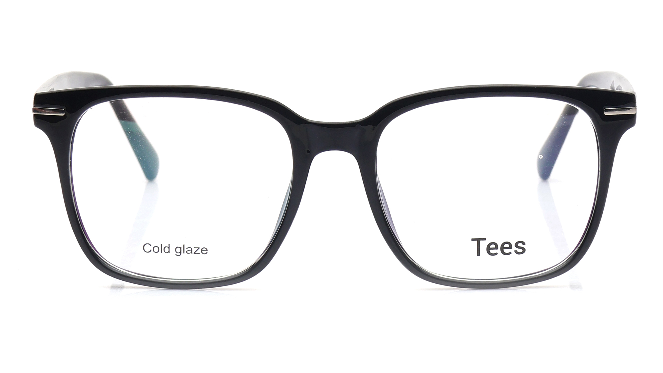 Image 1 of Black Wayfarer Computer Glasses for Men and Women from Tees By Fastrack Available at Titan Eye+