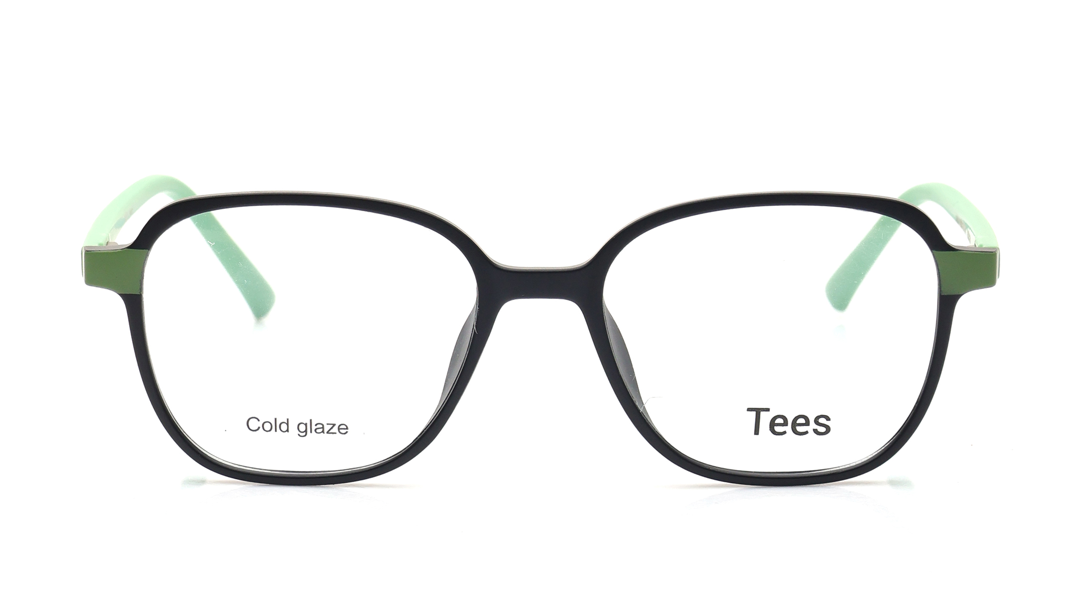 Image 1 of Black Geometric Computer Glasses for Men and Women from Tees By Fastrack Available at Titan Eye+