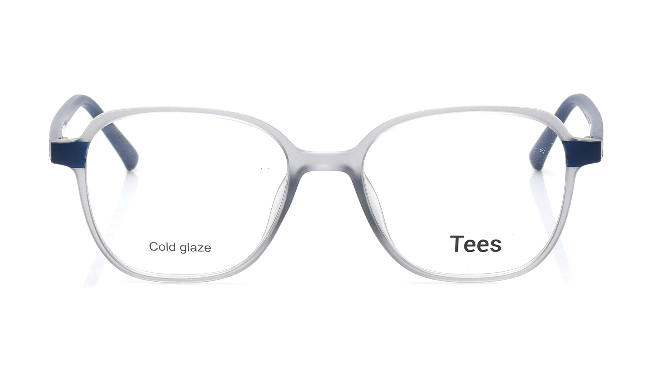 Image 1 of Grey Geometric Computer Glasses for Men and Women from Tees By Fastrack Available at Titan Eye+