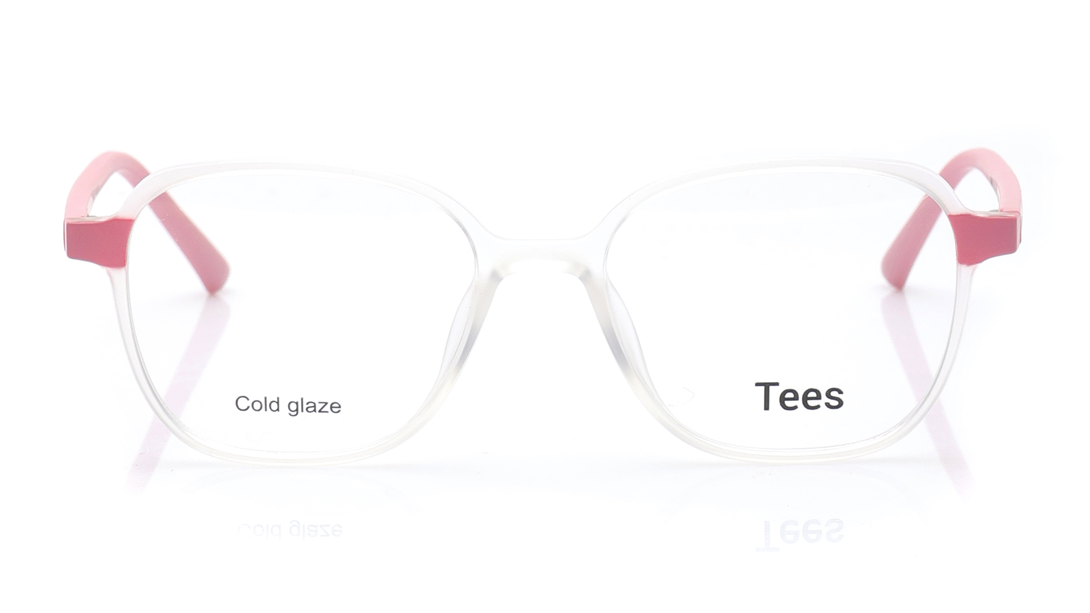 Image 1 of White Geometric Computer Glasses for Men and Women from Tees By Fastrack Available at Titan Eye+