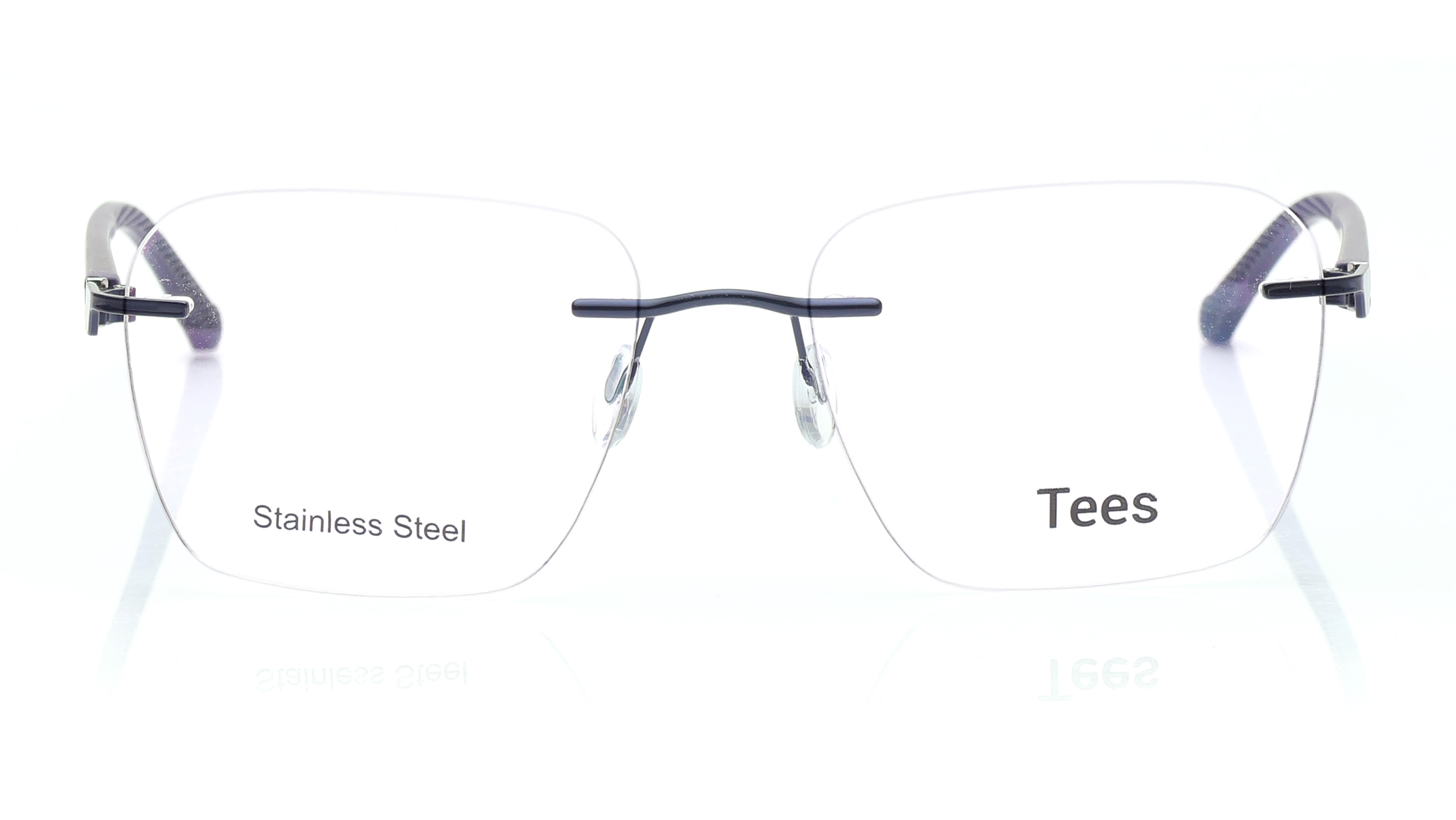 Image 1 of Blue Wayfarer Eyeglasses for Men and Women from Tees By Fastrack Available at Titan Eye+