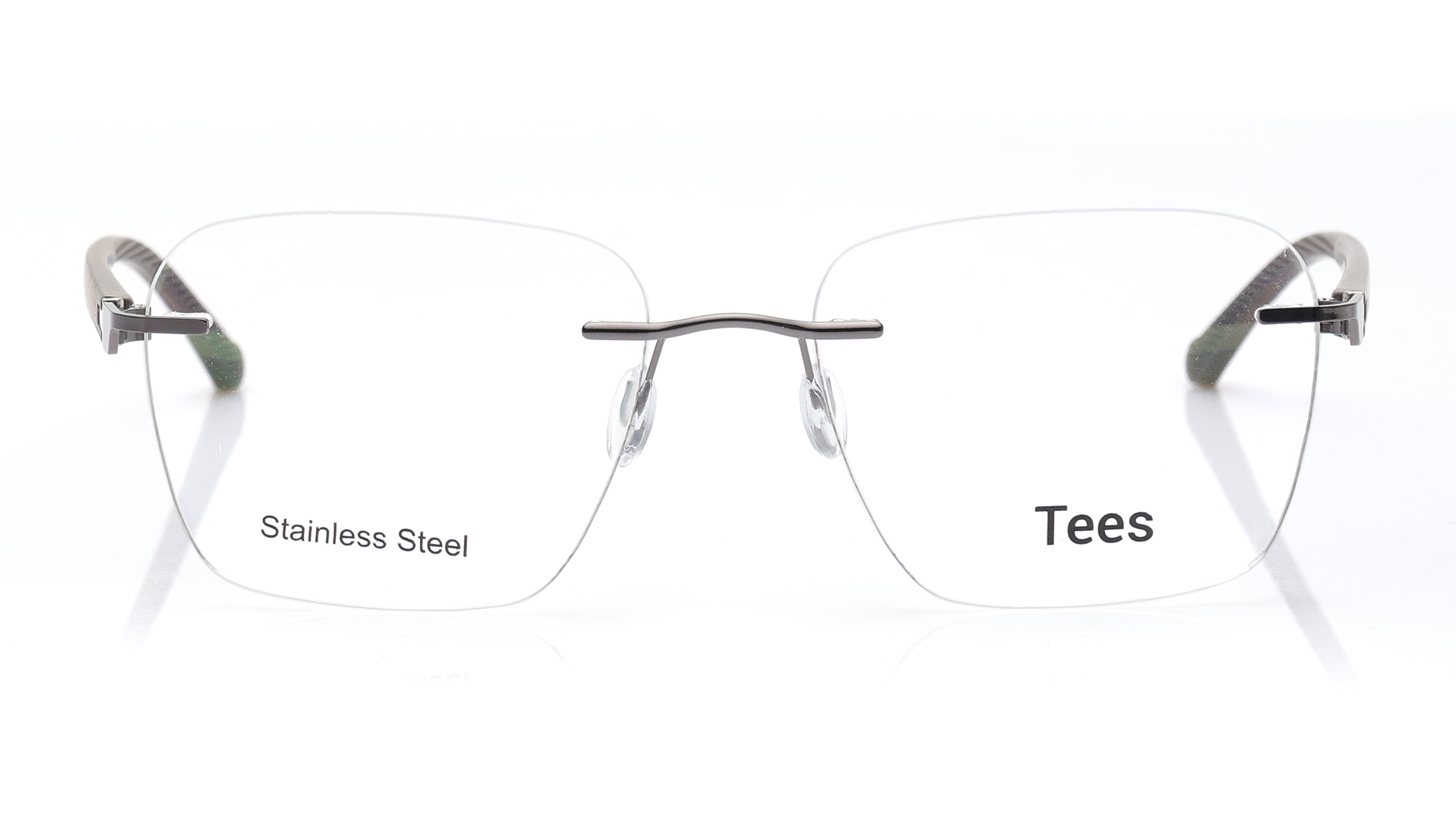 Image 1 of Grey Wayfarer Eyeglasses for Men and Women from Tees By Fastrack Available at Titan Eye+
