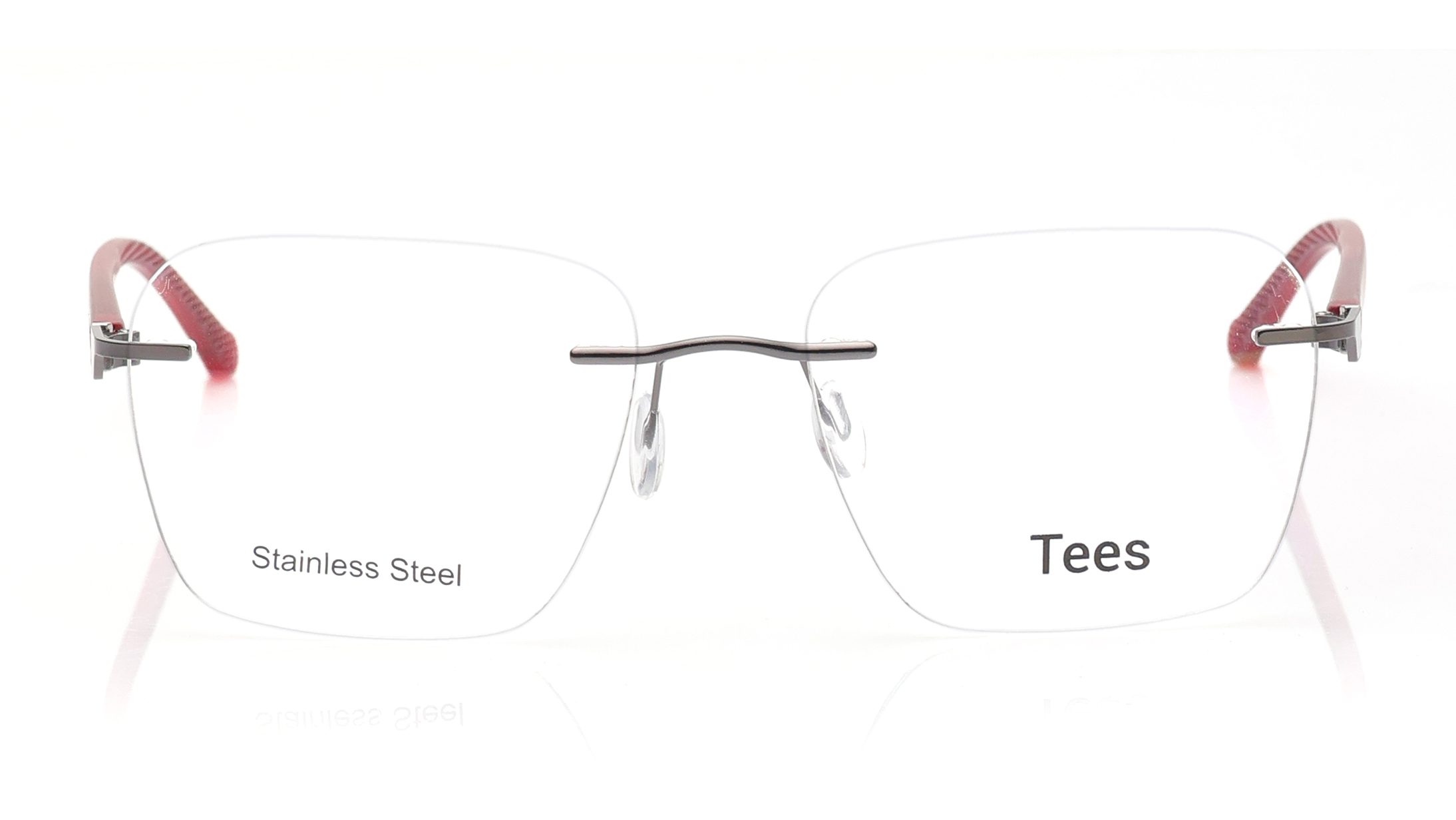 Image 1 of Grey Wayfarer Eyeglasses for Men and Women from Tees By Fastrack Available at Titan Eye+