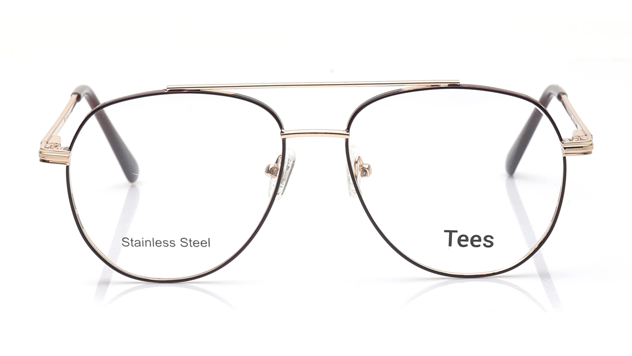 Image 1 of Brown Aviator Computer Glasses for Men and Women from Tees By Fastrack Available at Titan Eye+
