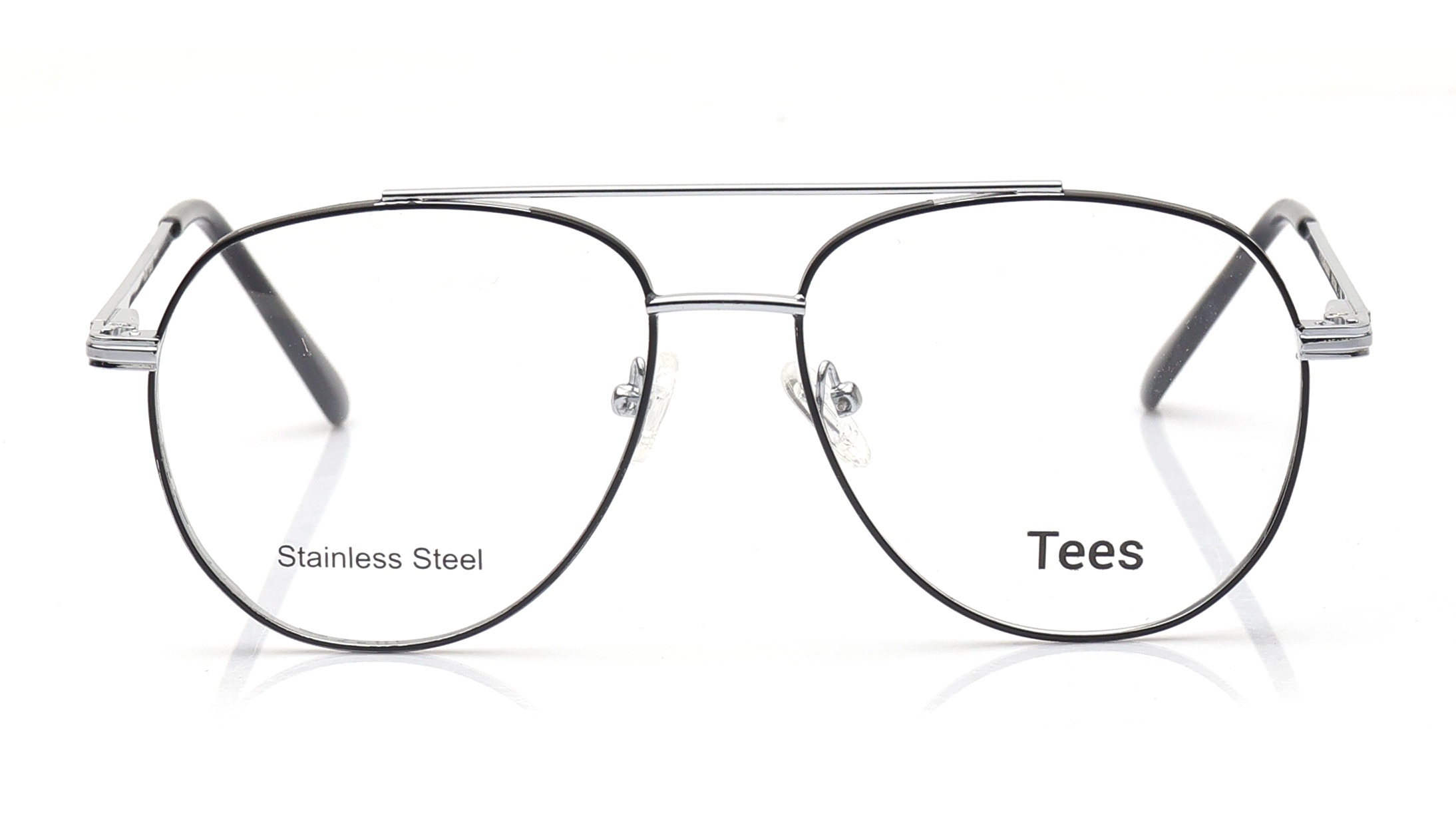 Image 1 of Black Aviator Computer Glasses for Men and Women from Tees By Fastrack Available at Titan Eye+