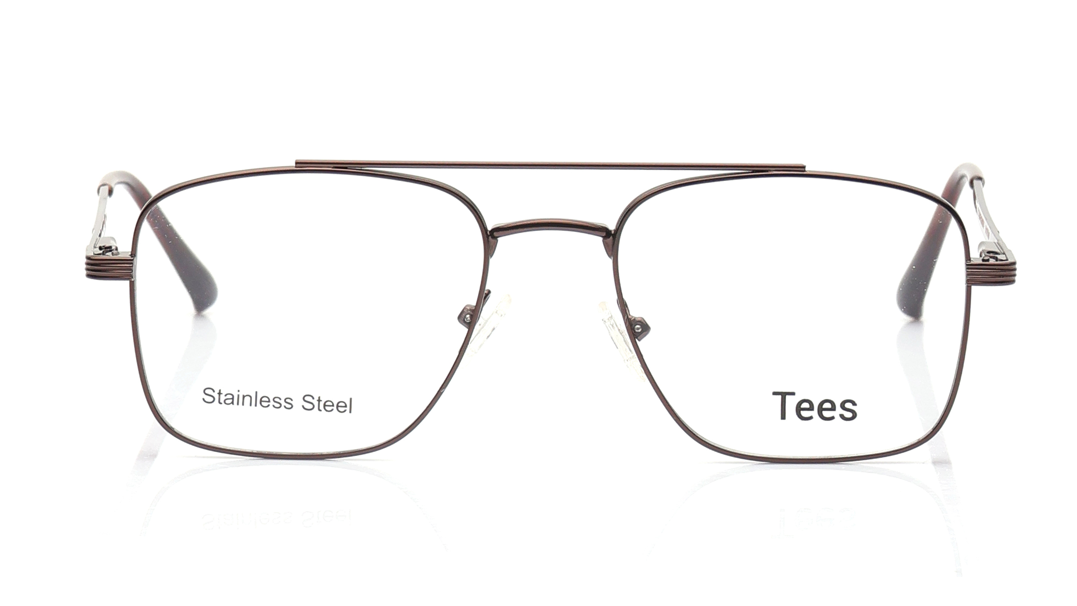 Image 1 of Brown Navigator Computer Glasses for Men and Women from Tees By Fastrack Available at Titan Eye+