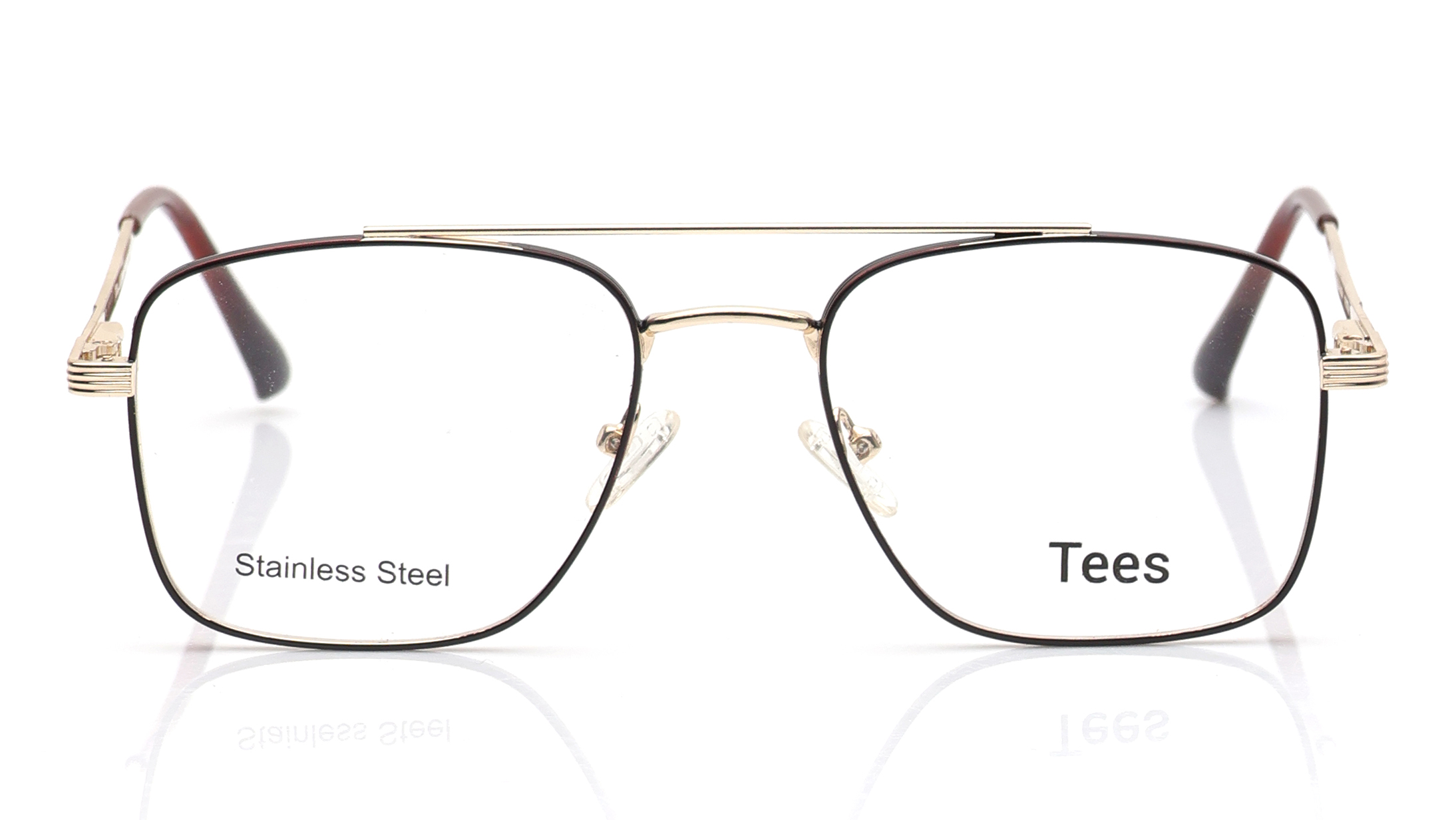 Image 1 of Black Navigator Computer Glasses for Men and Women from Tees By Fastrack Available at Titan Eye+
