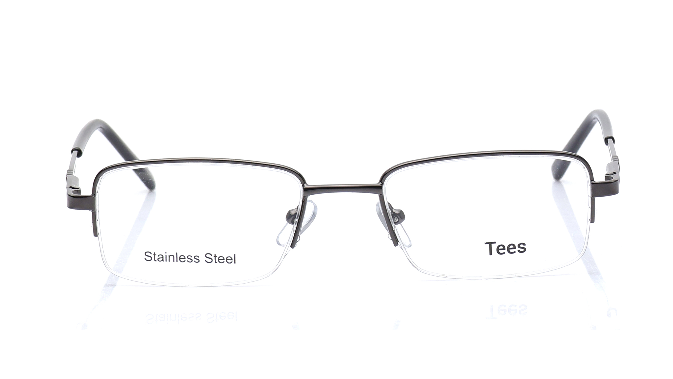 Image 1 of Black Rectangle Eyeglasses for Men and Women from Tees By Fastrack Available at Titan Eye+