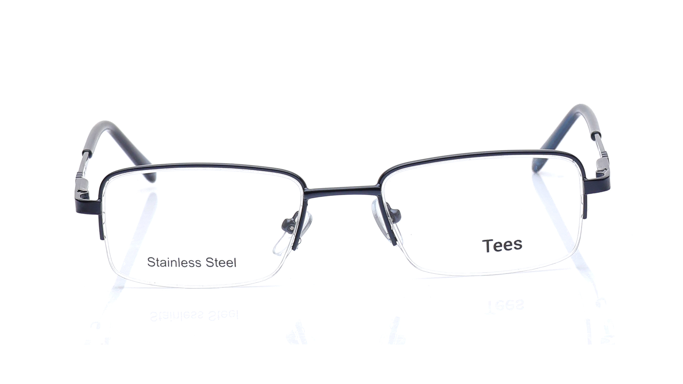 Image 1 of Black Rectangle Eyeglasses for Men and Women from Tees By Fastrack Available at Titan Eye+