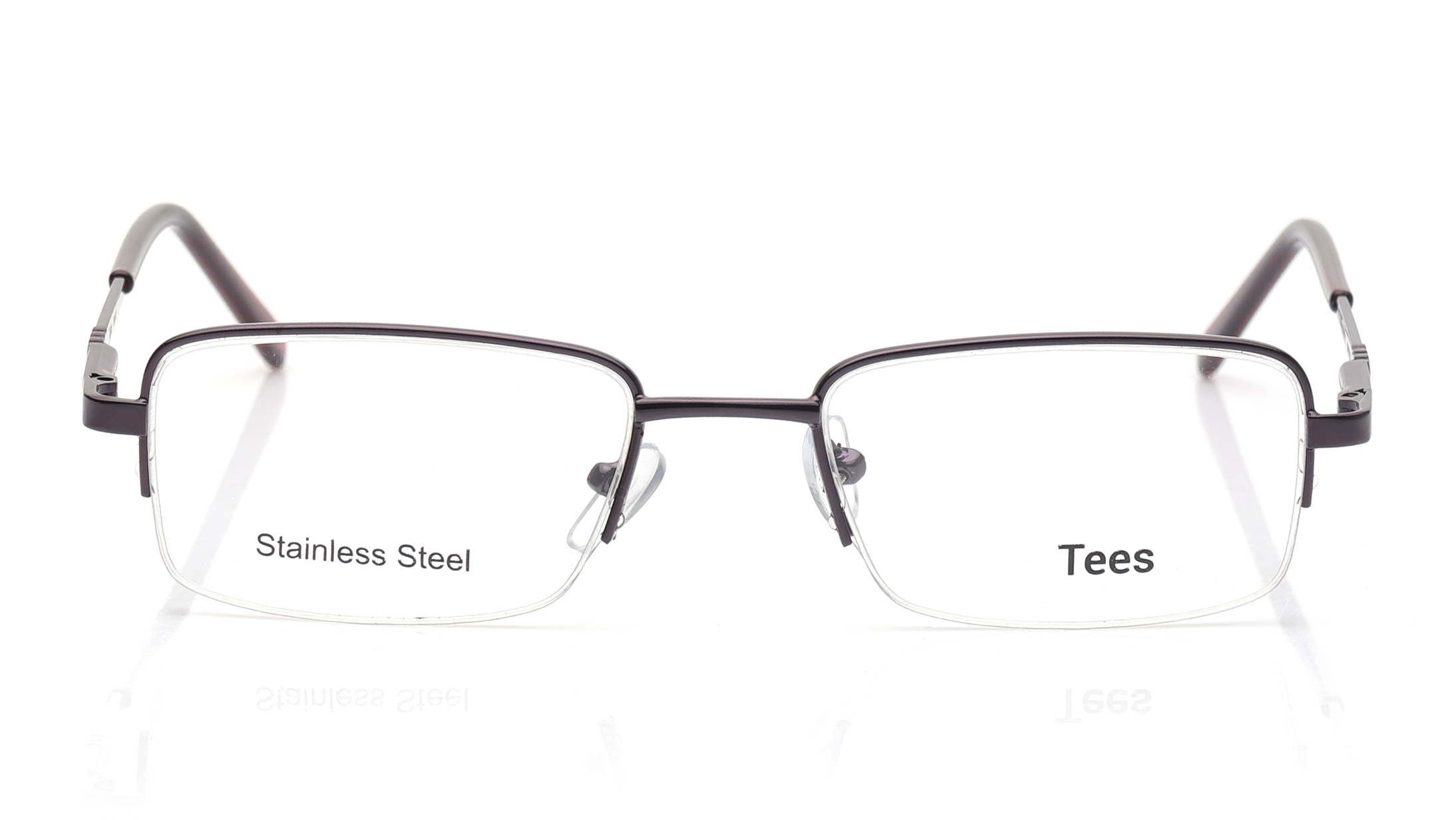 Image 1 of Black Rectangle Eyeglasses for Men and Women from Tees By Fastrack Available at Titan Eye+
