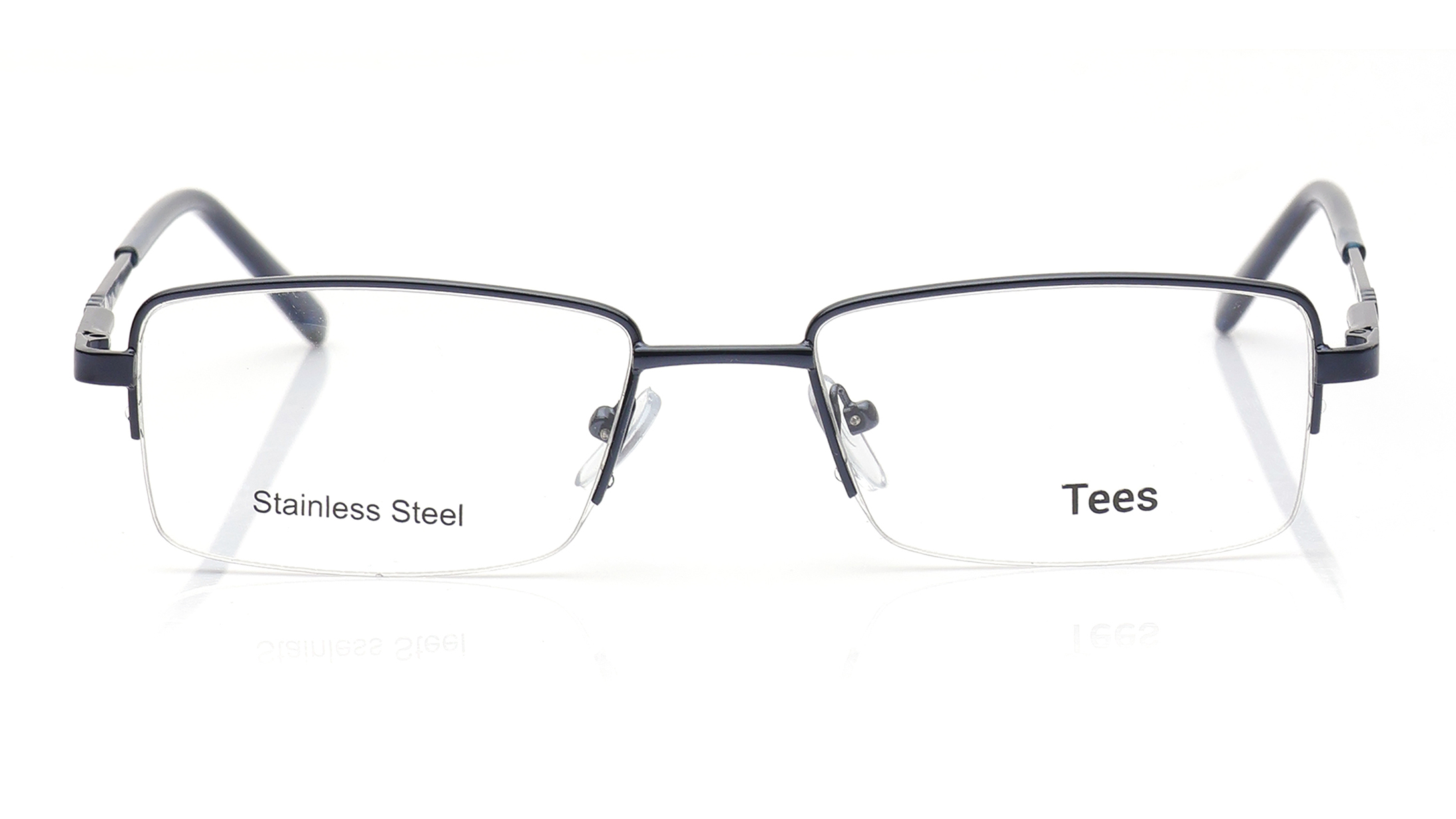 Image 1 of Black Rectangle Eyeglasses for Men and Women from Tees By Fastrack Available at Titan Eye+