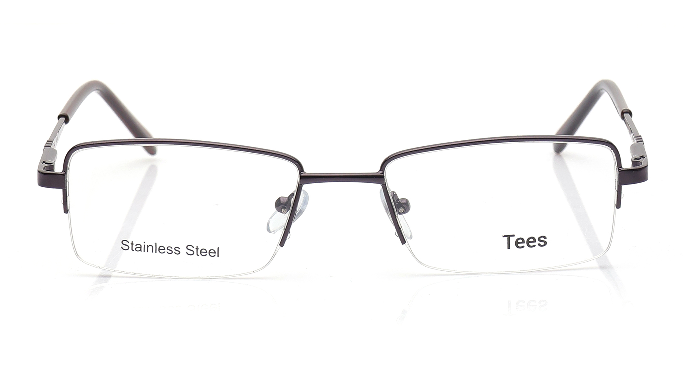 Image 1 of Black Rectangle Eyeglasses for Men and Women from Tees By Fastrack Available at Titan Eye+