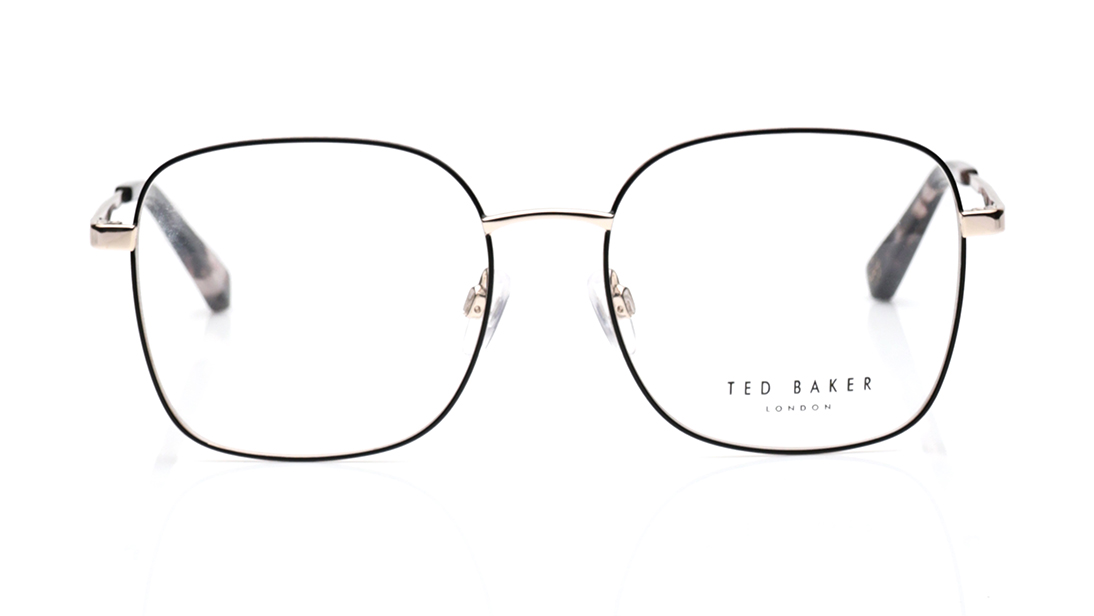 Image 1 of Black Square Eyeglasses for Women from Ted Baker Available at Titan Eye+
