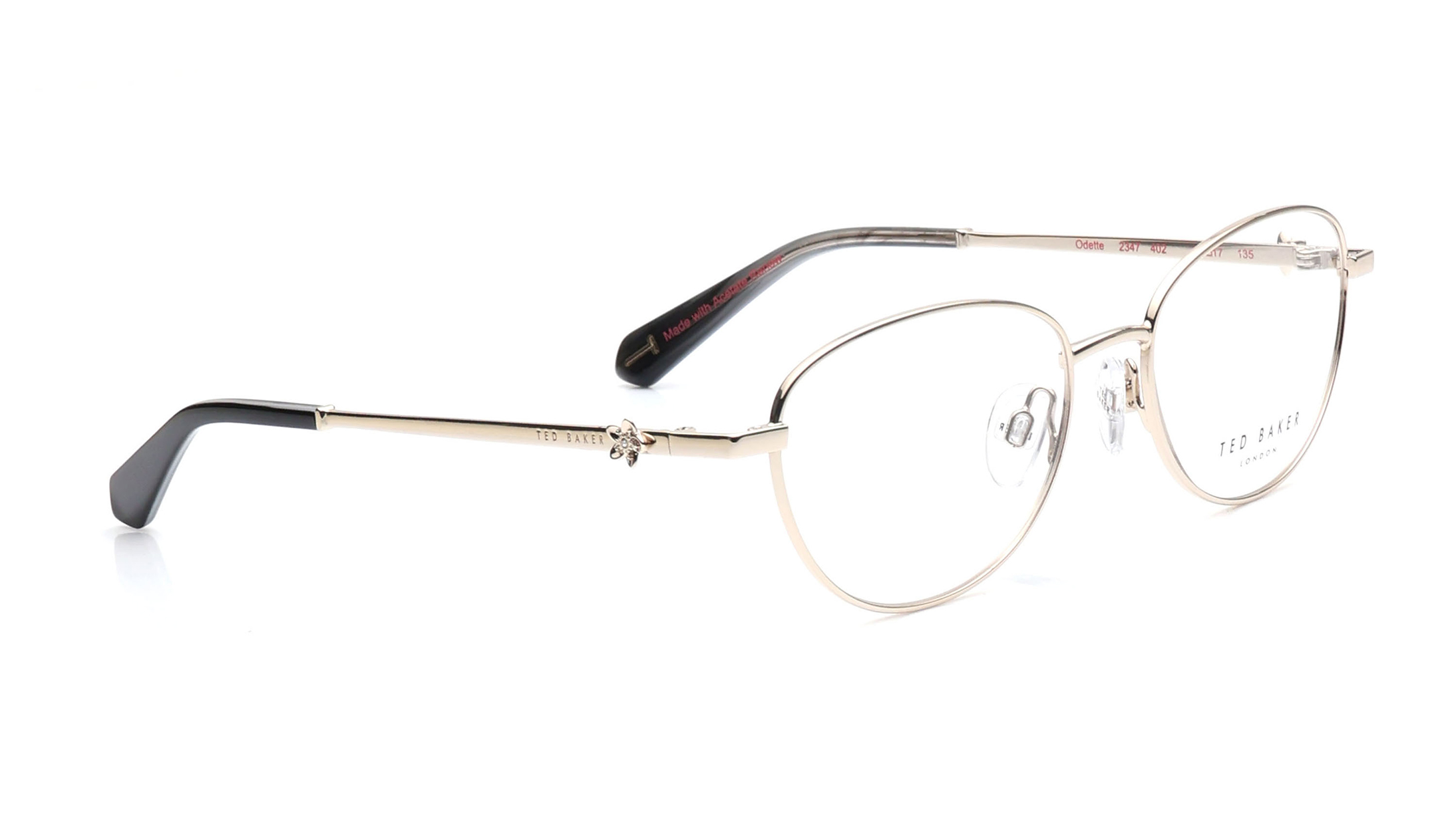 Gold Oval Rimmed Eyeglasses for Women