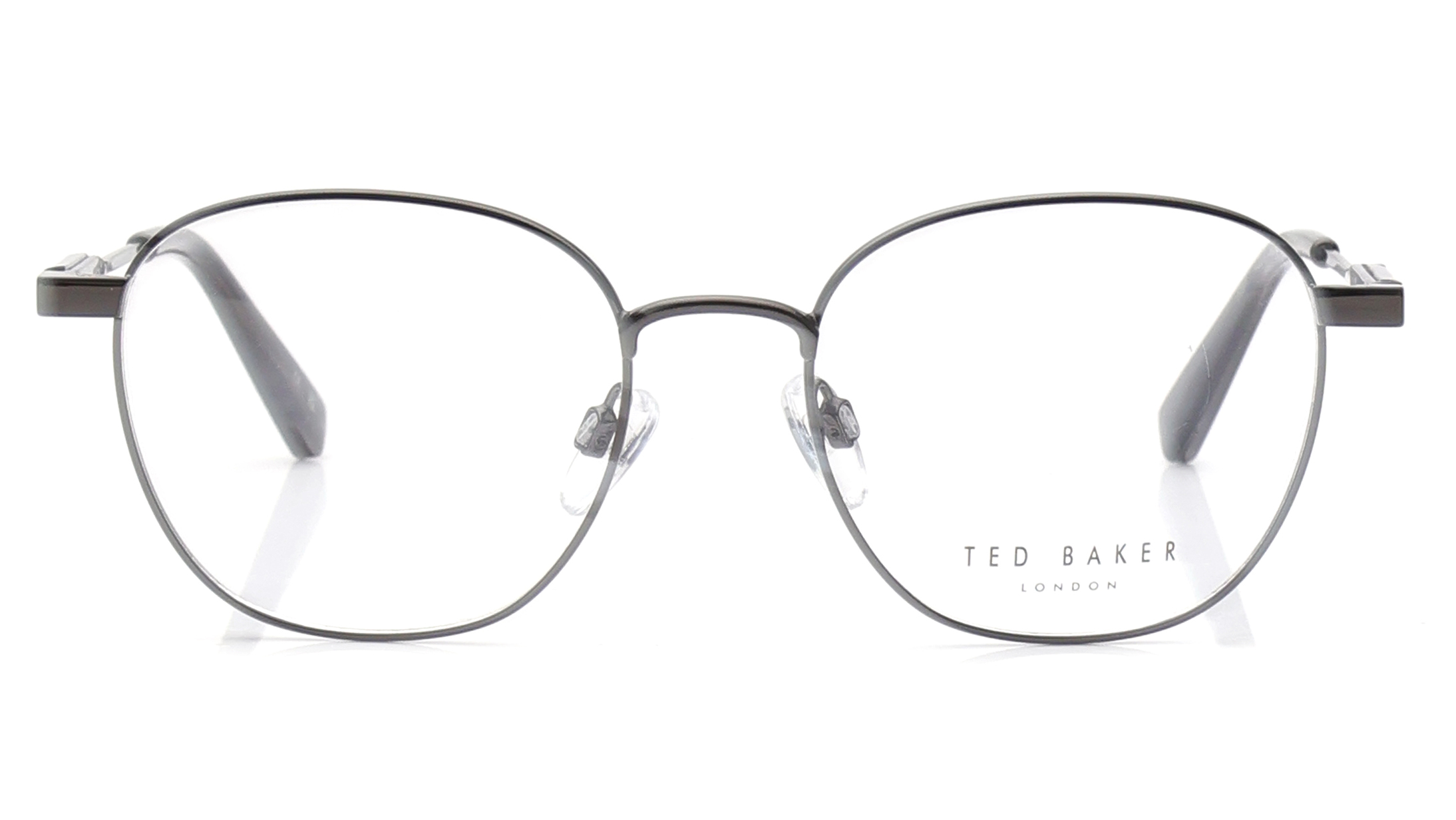 Image 1 of Black Square Eyeglasses for Men from Ted Baker Available at Titan Eye+