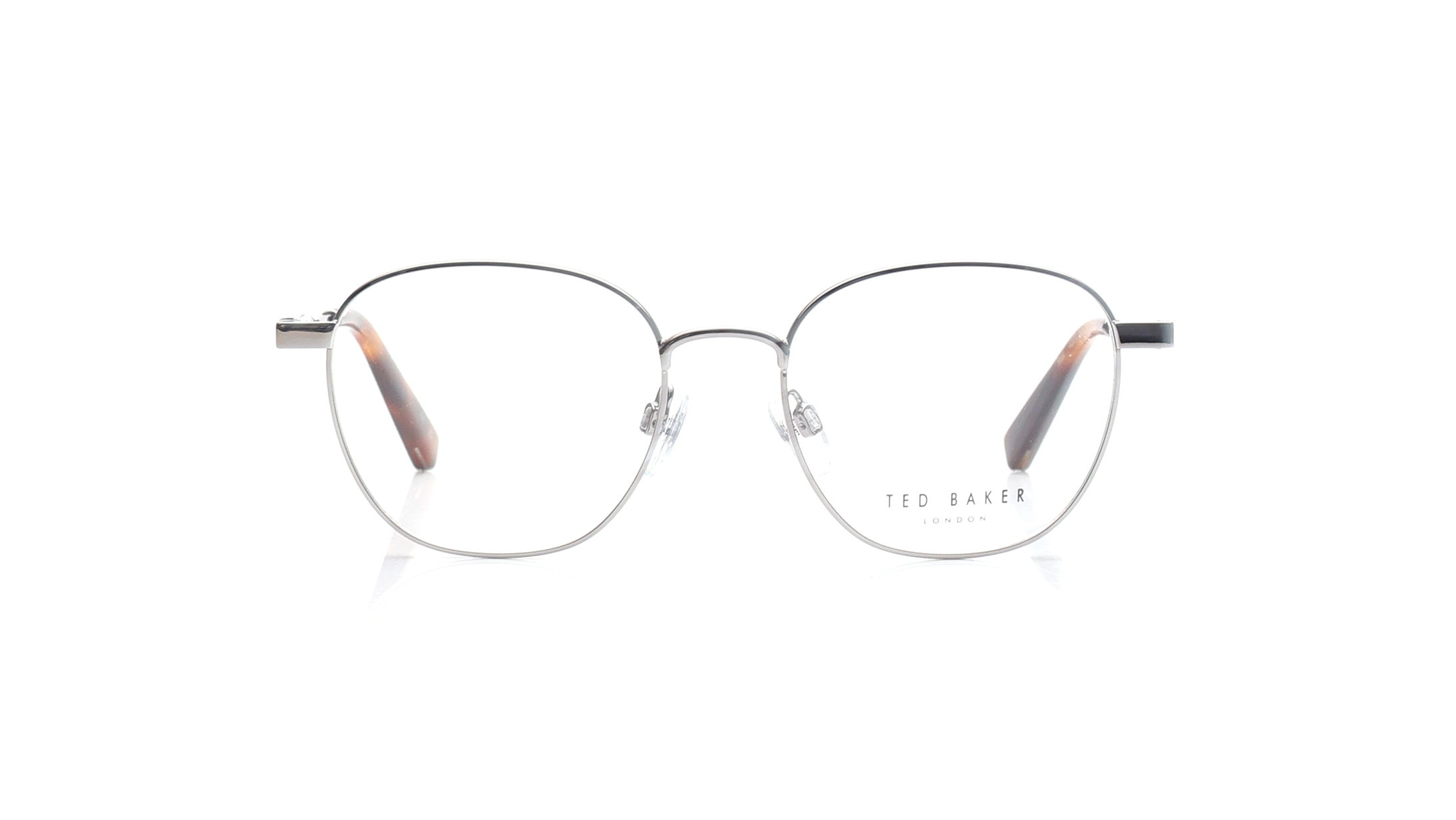 Image 1 of Black Square Eyeglasses for Men from Ted Baker Available at Titan Eye+