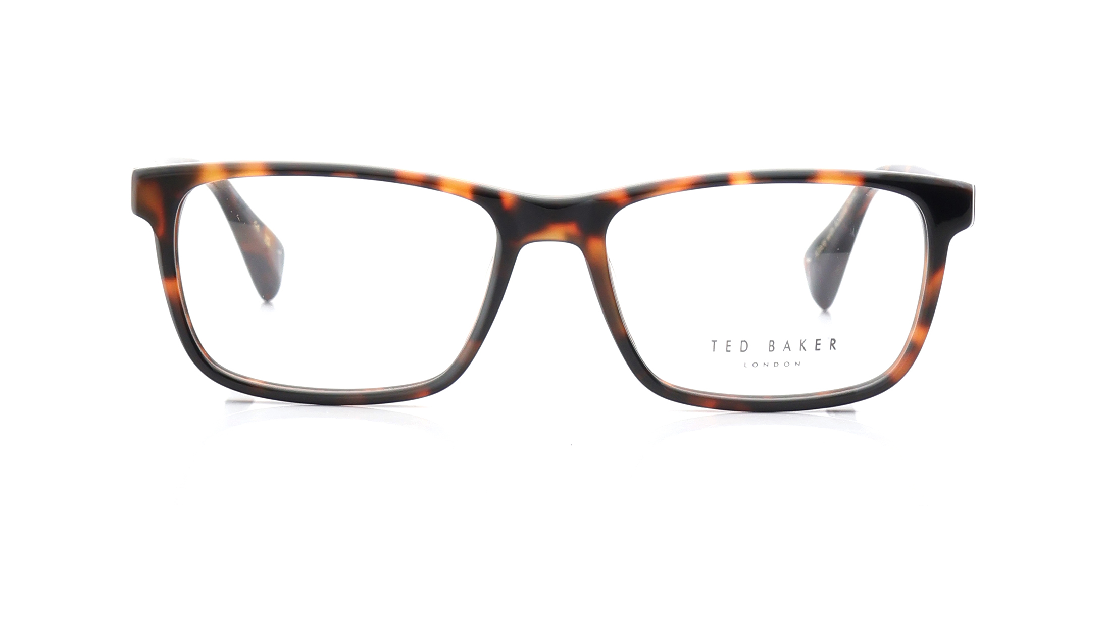 Image 1 of Brown Rectangle Eyeglasses for Men from Ted Baker Available at Titan Eye+