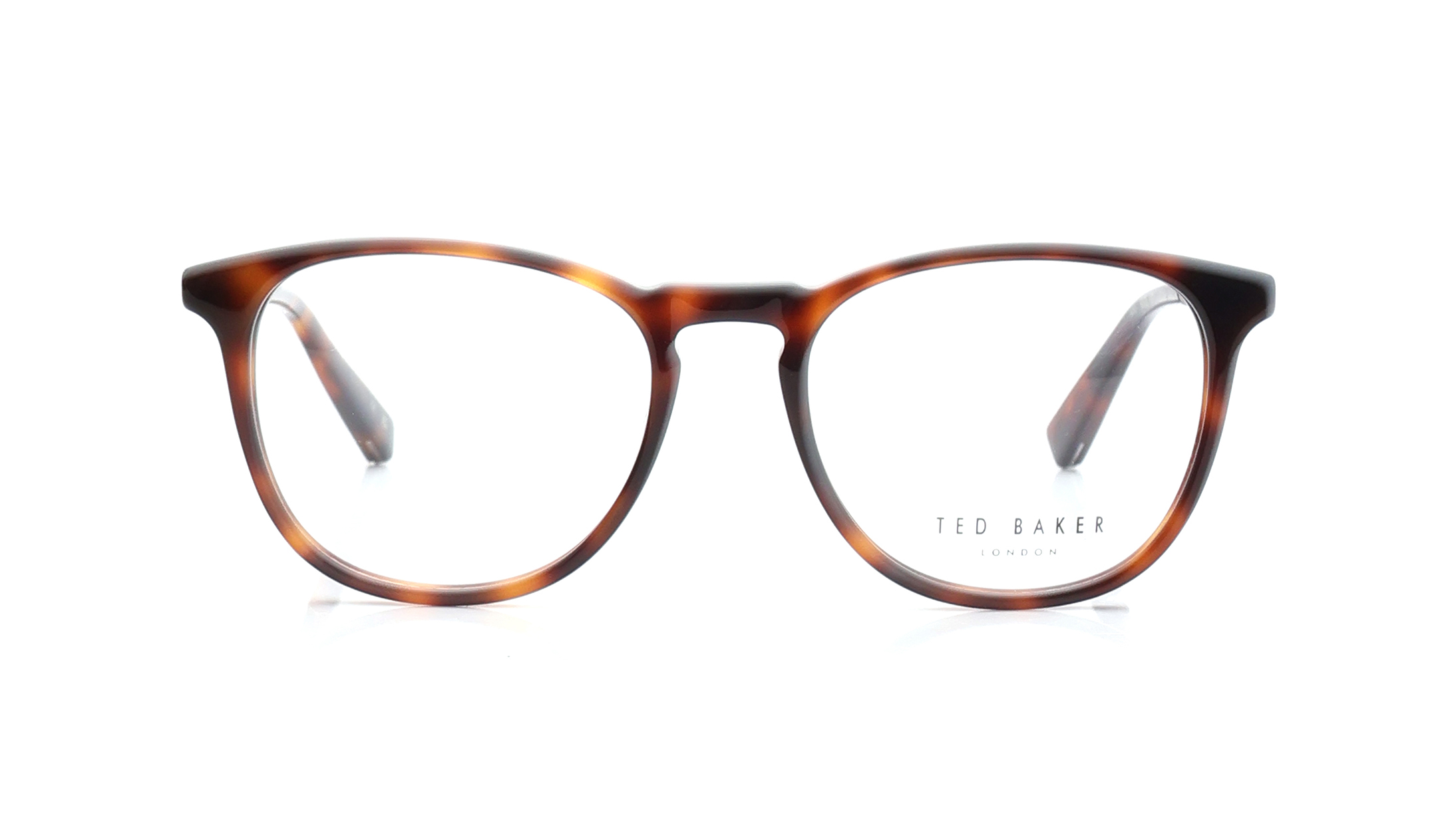 Image 1 of Brown Round Eyeglasses for Men from Ted Baker Available at Titan Eye+