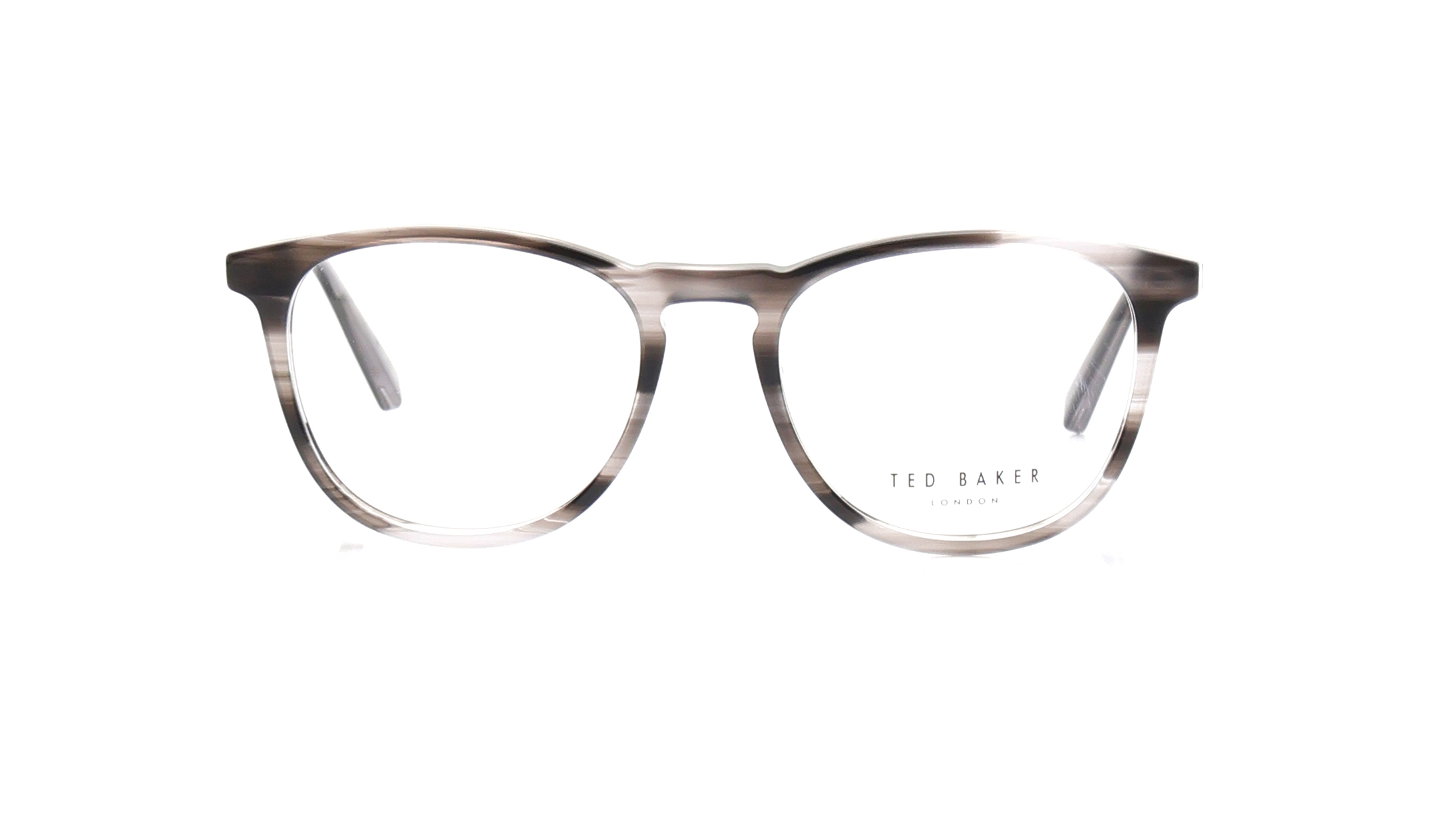 Image 1 of Grey Round Eyeglasses for Men from Ted Baker Available at Titan Eye+