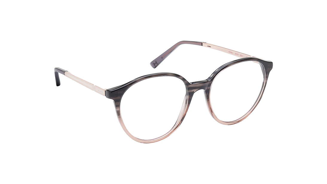 Grey Round Eyeglasses For Women
