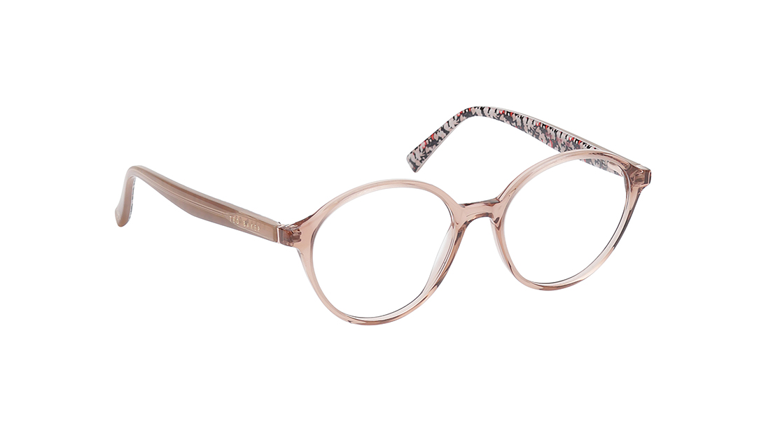Image 2 of Pink Round Eyeglasses For Women from Ted Baker Available at Titan Eye+